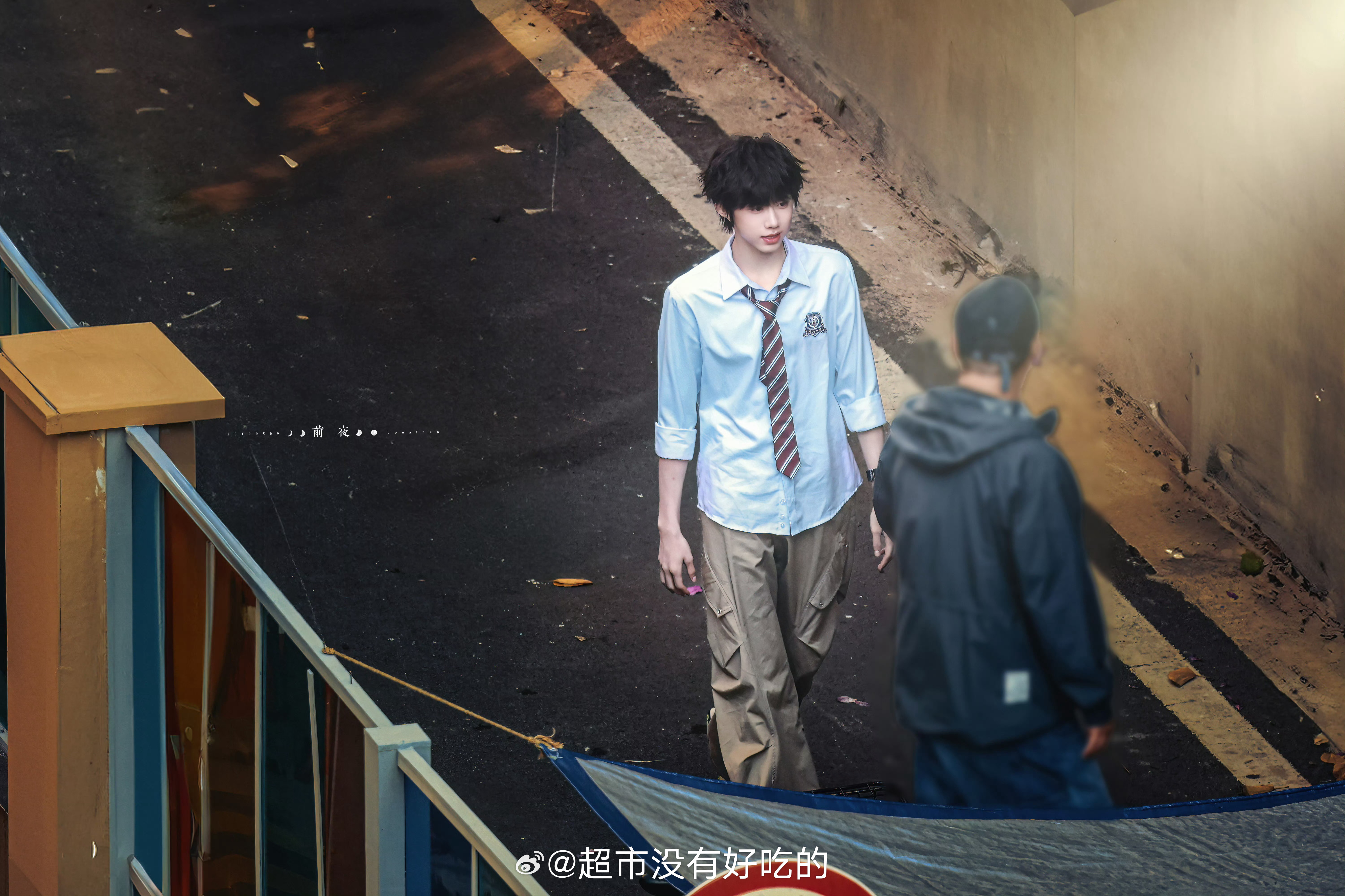 陈奕恒林清源今日新路透，卷毛太帅了 