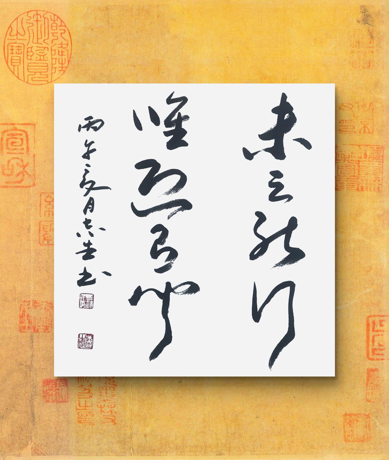 写字练字有什么意义?
写字是我的生活习惯：未之能行，唯恐有闻。论语语句。