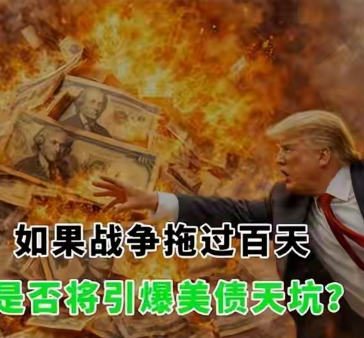 其实，伊朗根本不用打赢美军！只要拖100天，美国国债市场或将全面崩盘！ 