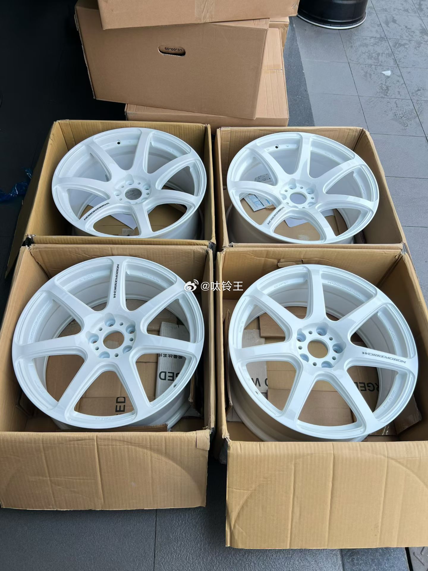 全新日本进口 WORK  T7R19寸 8.5 38 9.5 38  5×114