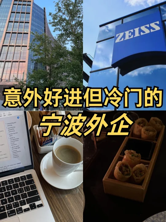 冷门但意外好进的：宁波外企✨