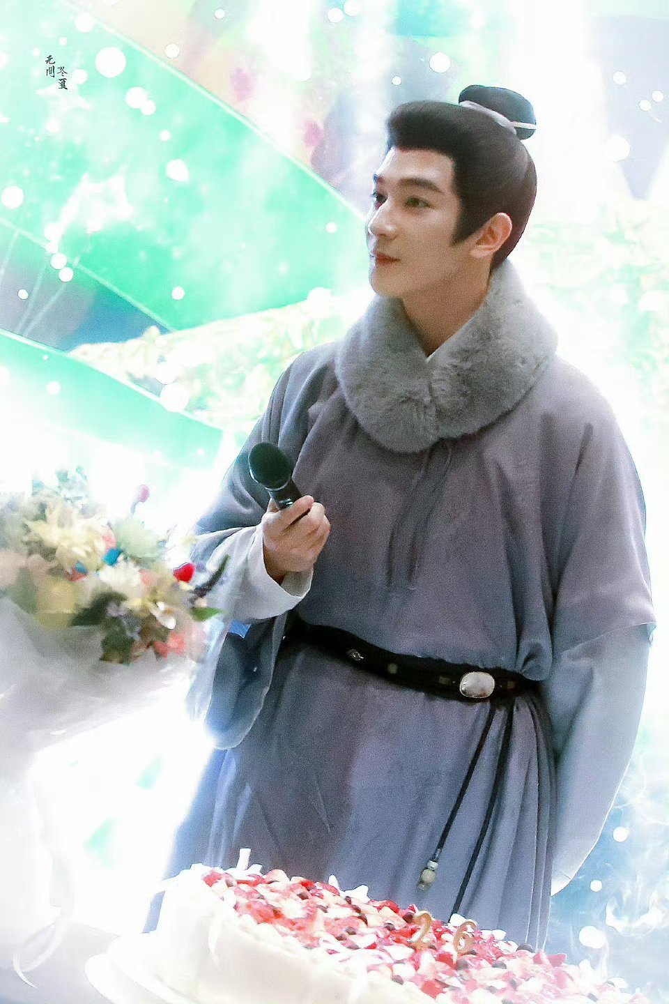 夏之光生日粉丝应援路透，不止用心饭撒跟粉丝互动，还安排了好多逆应援，好吃好喝的让