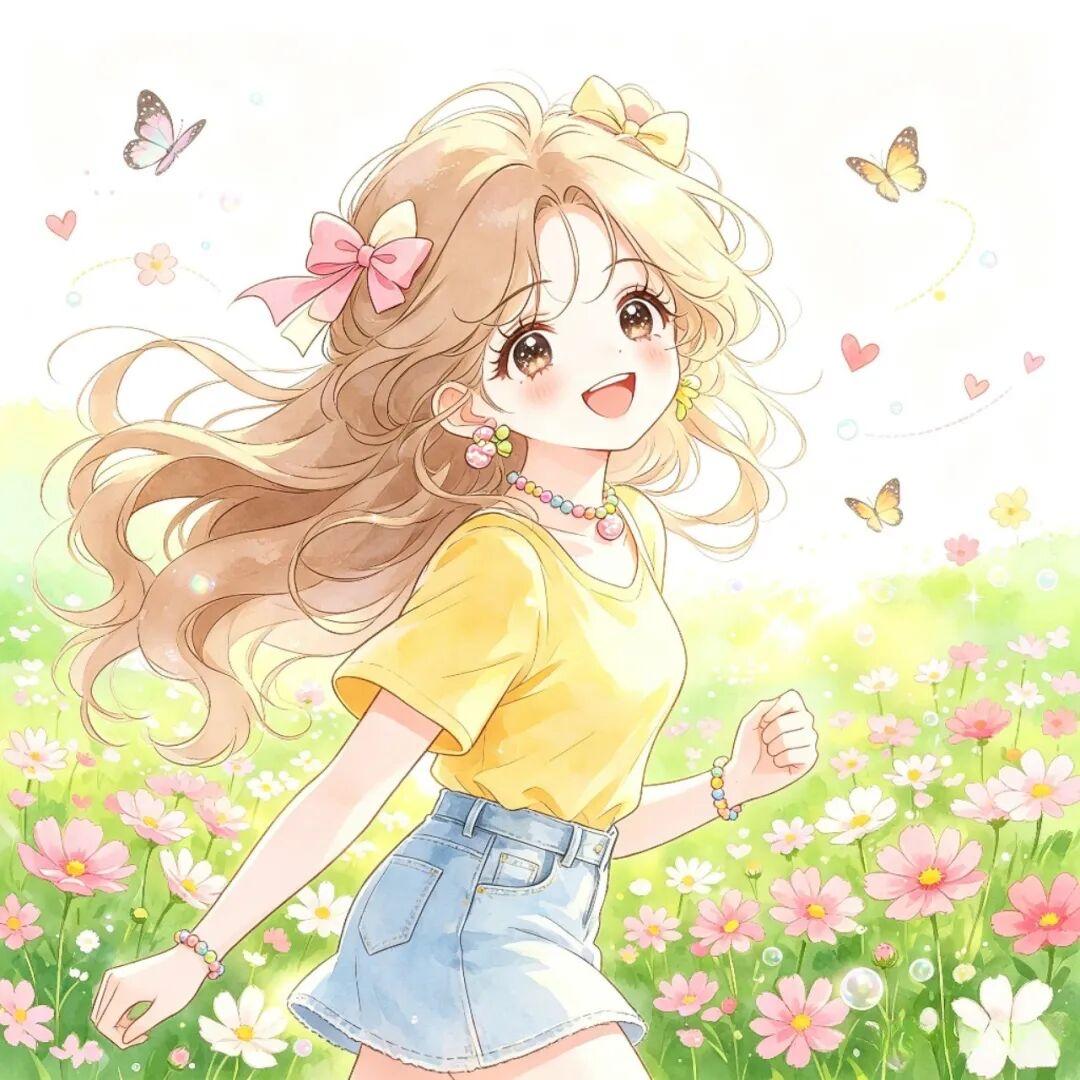 女生头像｜风携花香，治愈平凡日常