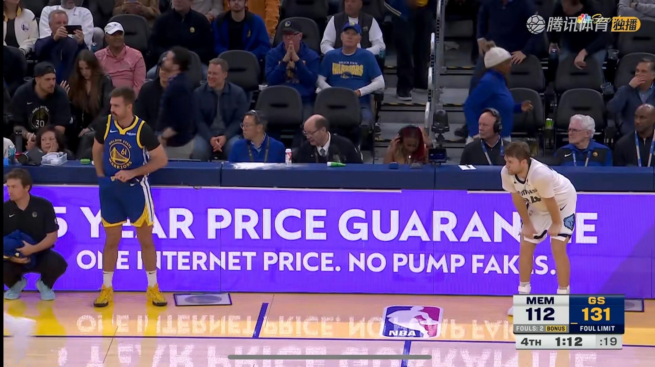 温暖时刻，斯潘塞兄弟同台竞技！灰熊vs勇士 ​​​