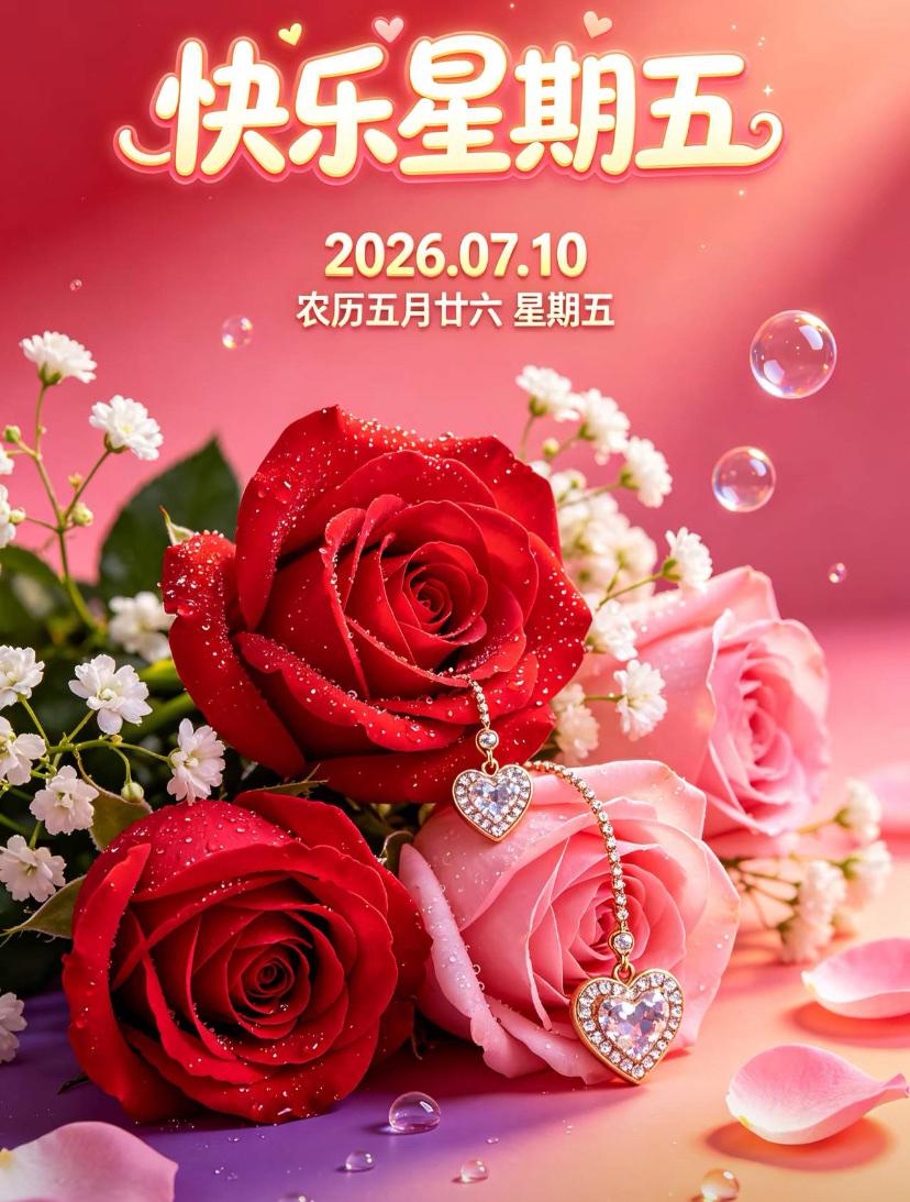 🌺2026./7月10日夏风送喜.前路明朗.坦荡襟怀🌺

🌈🌴盛夏风柔，