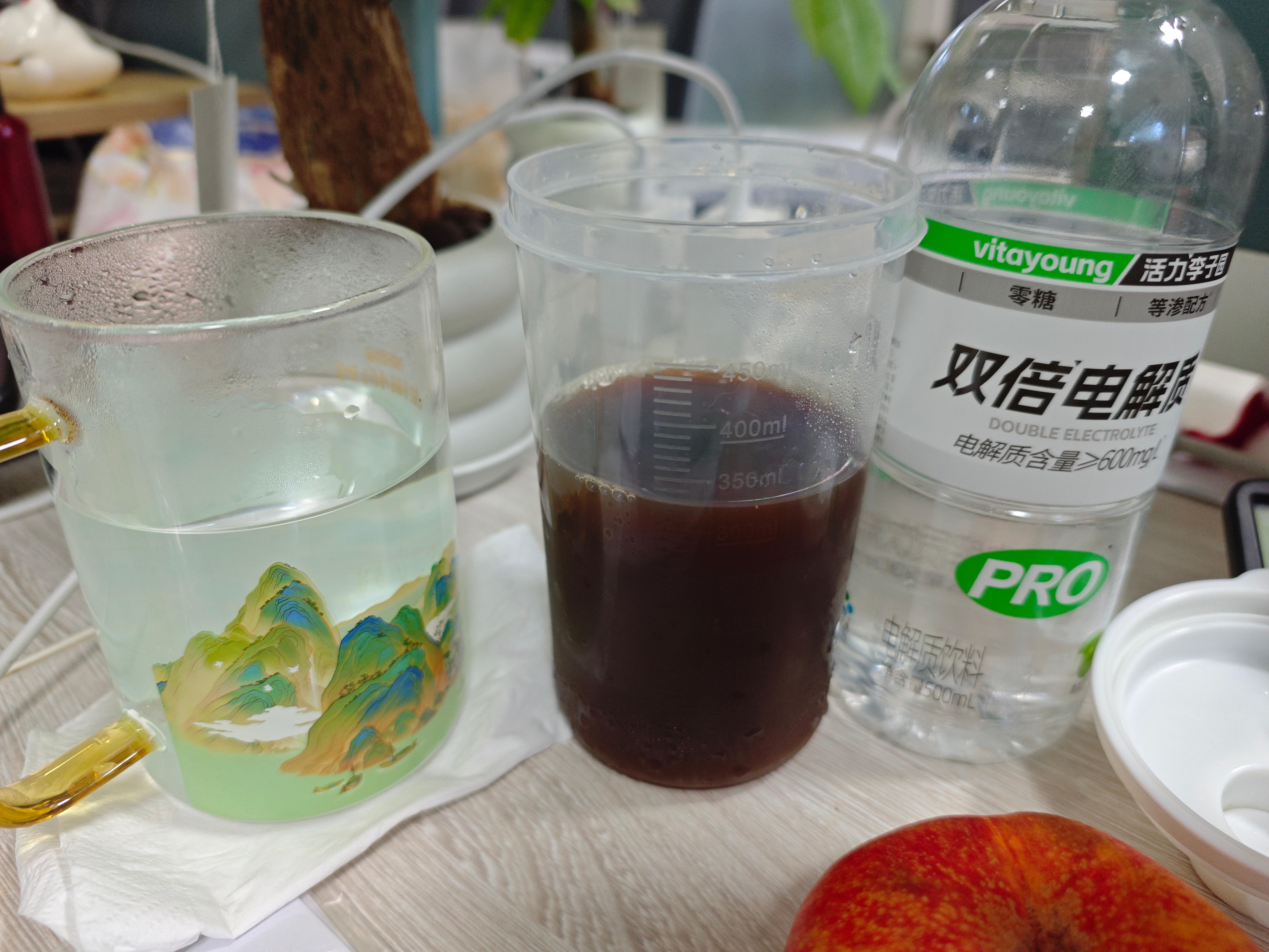 李子园双倍电解质+咖啡液，还挺好喝的