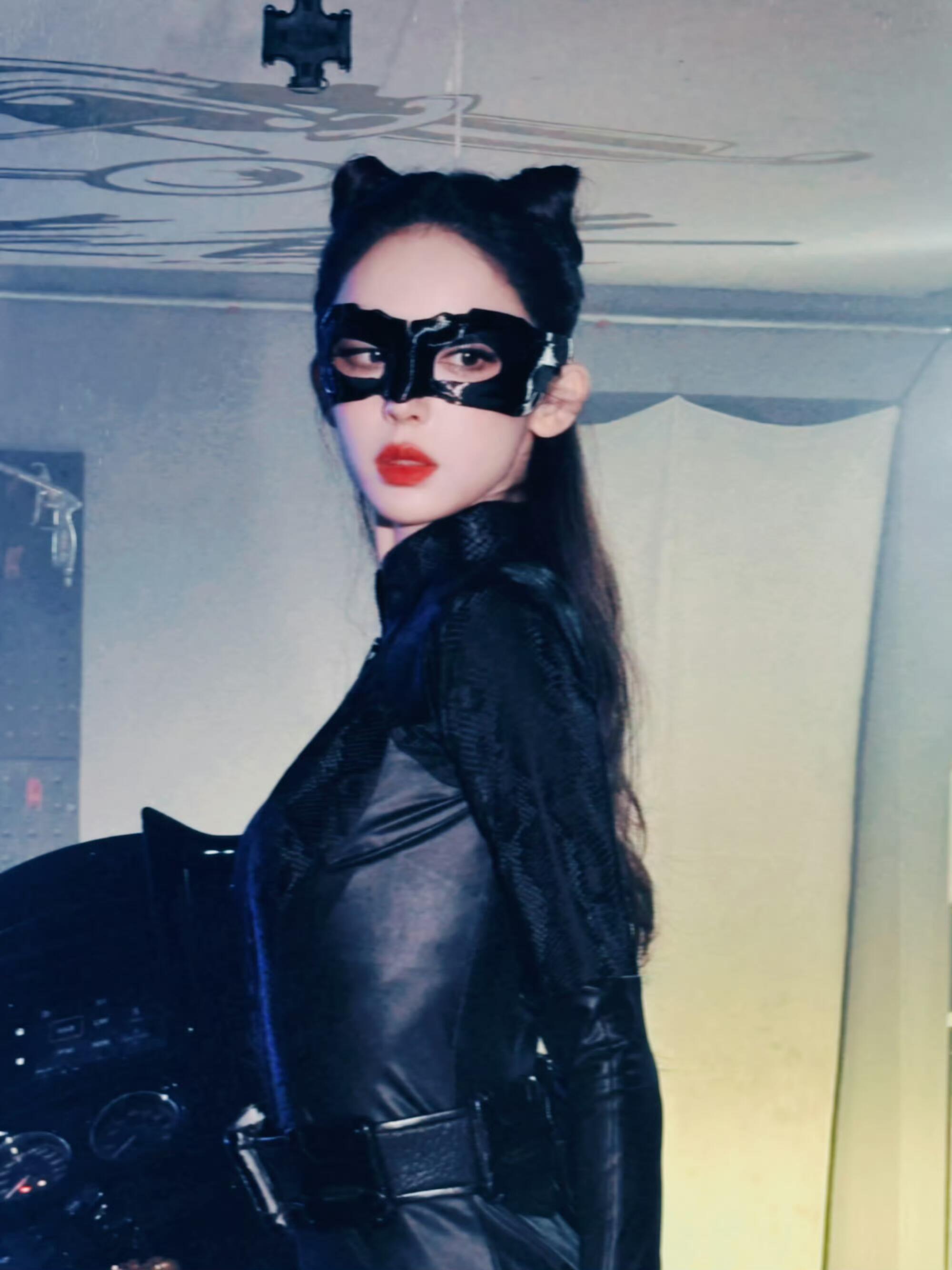 古力娜扎猫女造型 