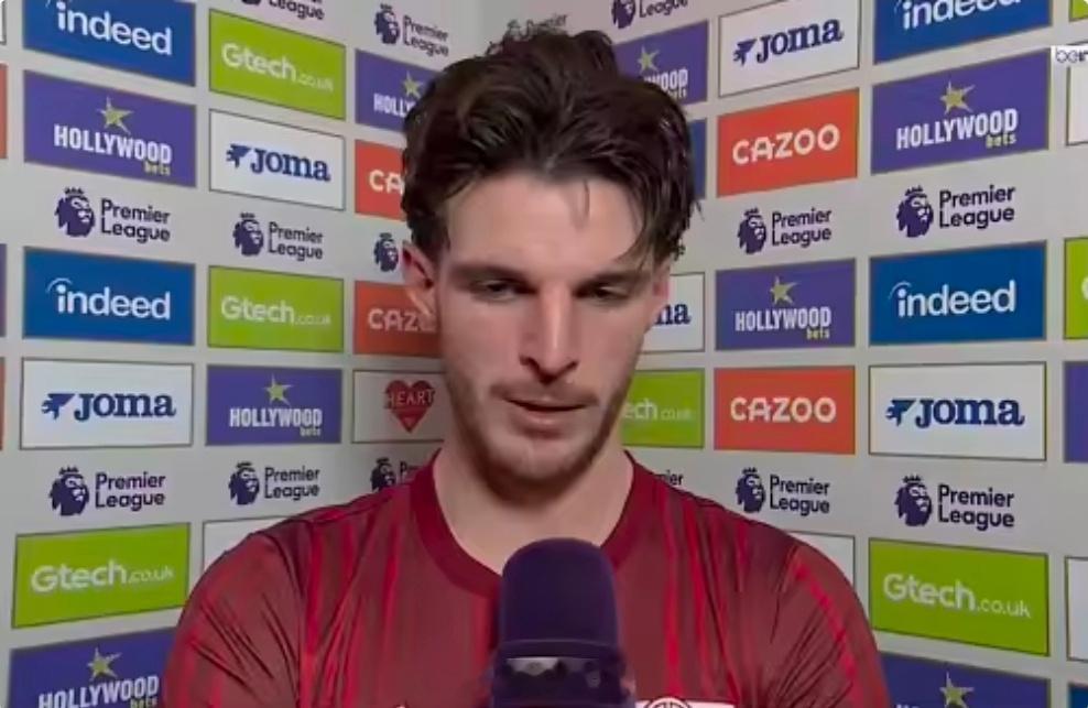 布伦特福德1比1阿森纳赖斯：如果不能赢球那就别输，我们收获了很有价值的一分英超第