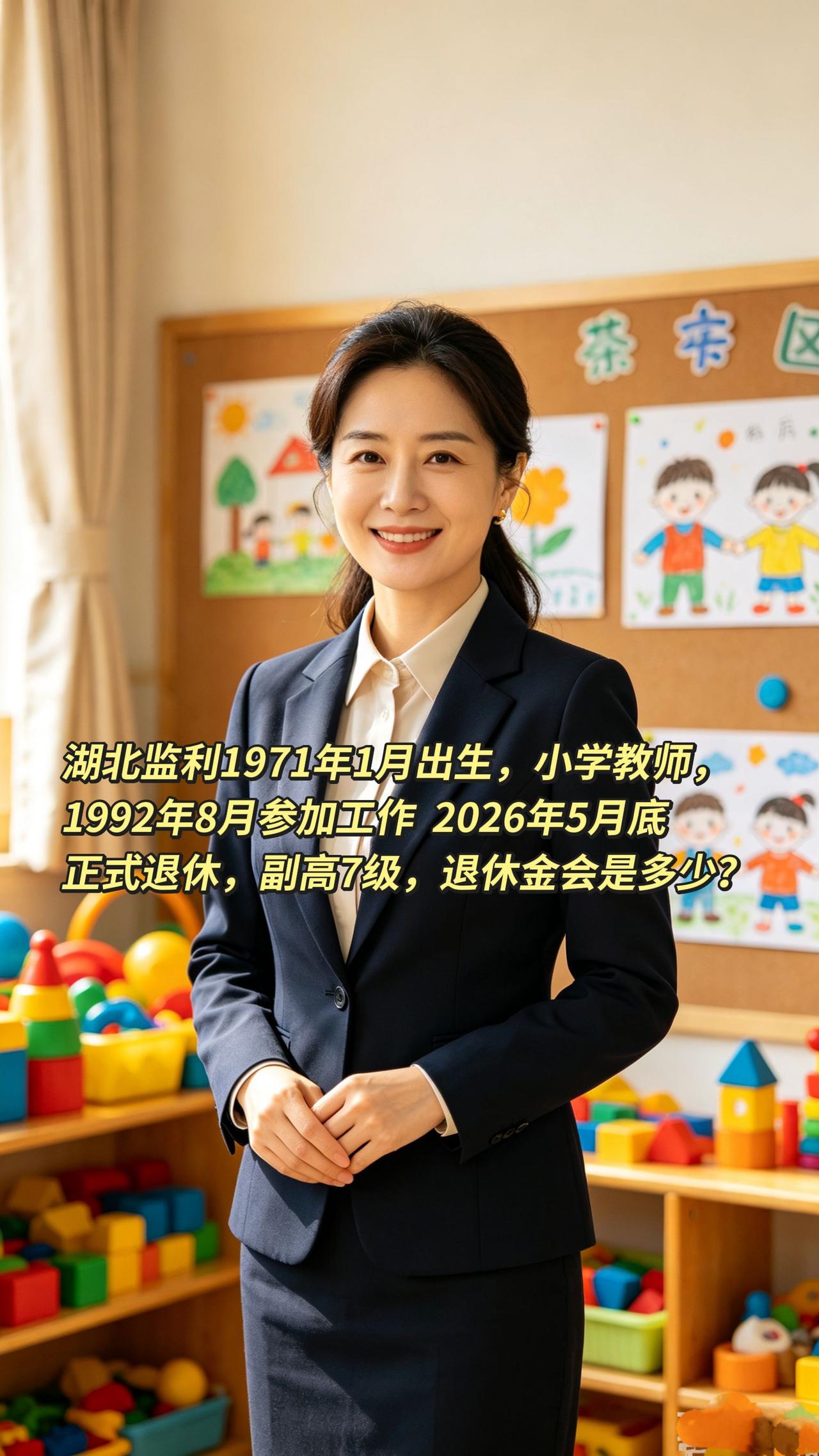 湖北监利1971年1月出生，小学教师，1992年8月参加工作  2026年5月底