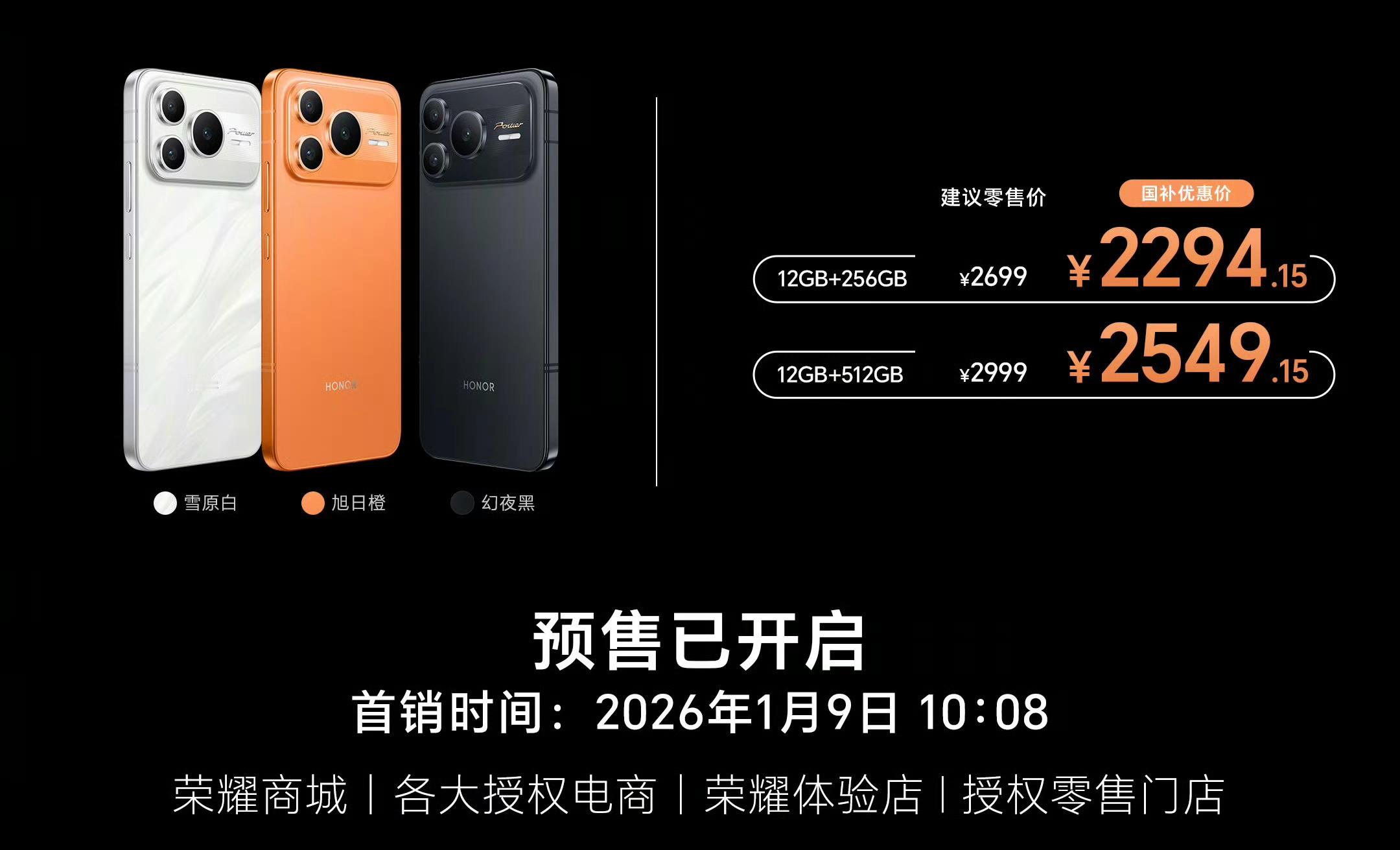 荣耀Power2价格来了，老铁们都猜对了么？ 