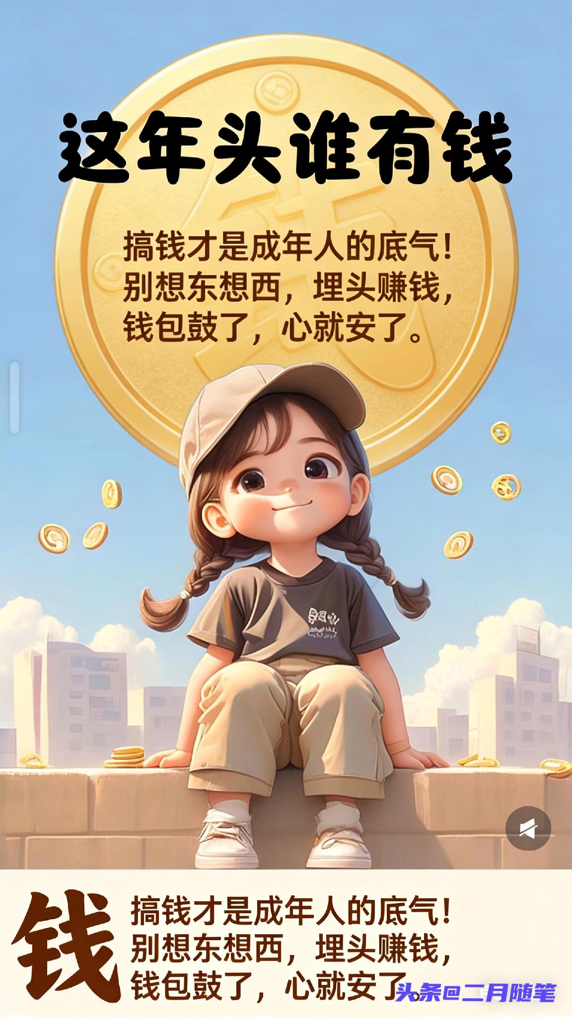 一到年底，
中年人，
就开始了三慌：钱慌，面子慌，心里慌。
 
别灰心，
三招教