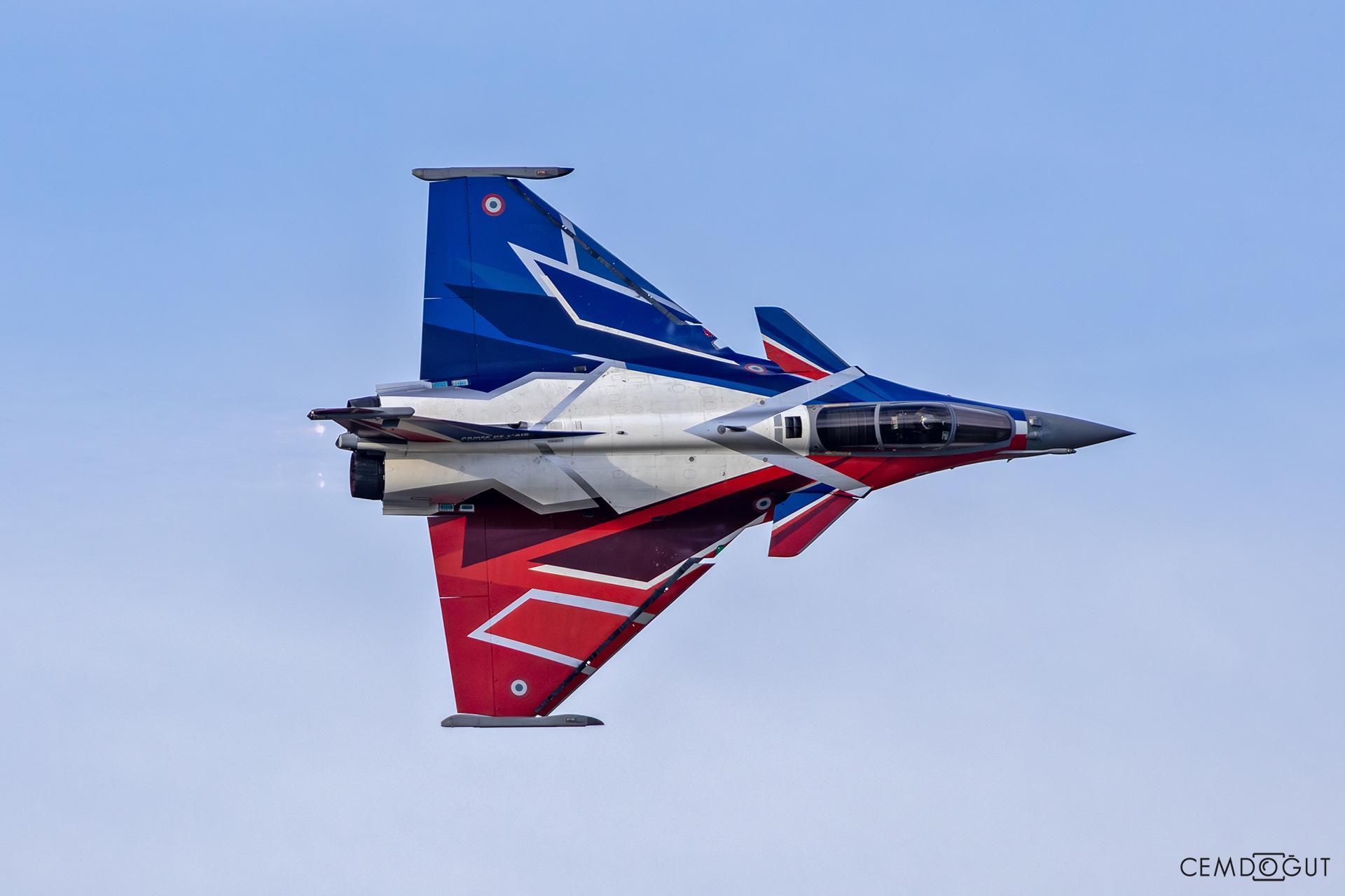 今日阵风 早安 Rafale Solo Display 2025万蝶 机背视角截