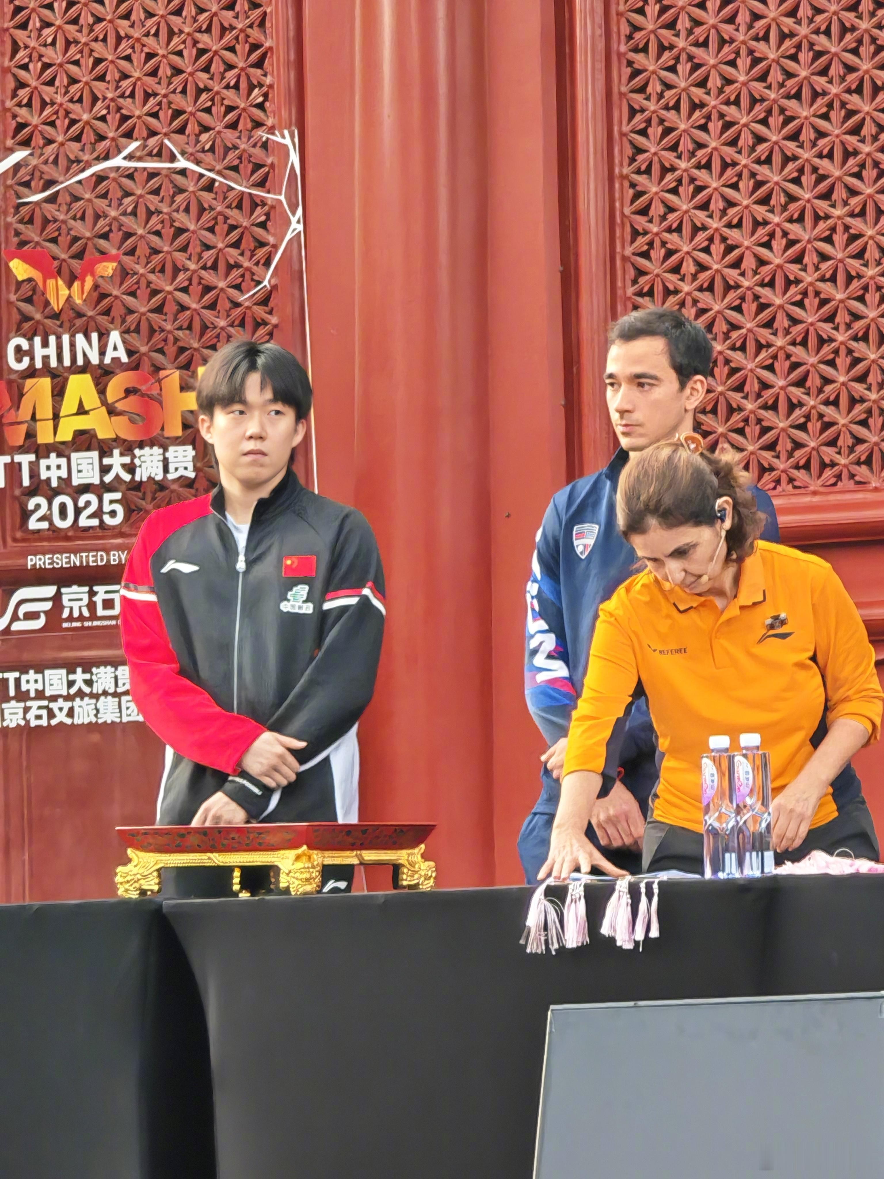 王楚钦、卡尔德拉诺抽出女队员签位！ ​​​