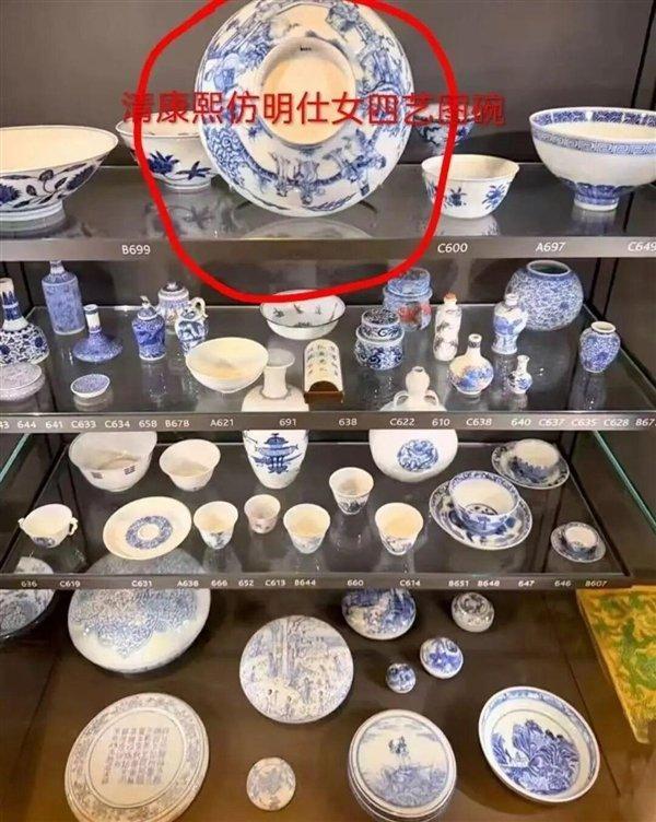 【大英博物馆回应两件中国青花瓷受损】大英博物馆称展架无故障迹象10月9日消息，据