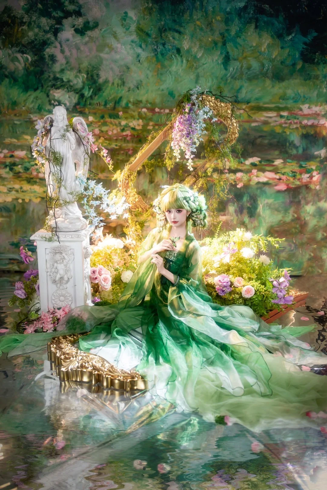 拍到春天的生命力｜绿蝶拟人