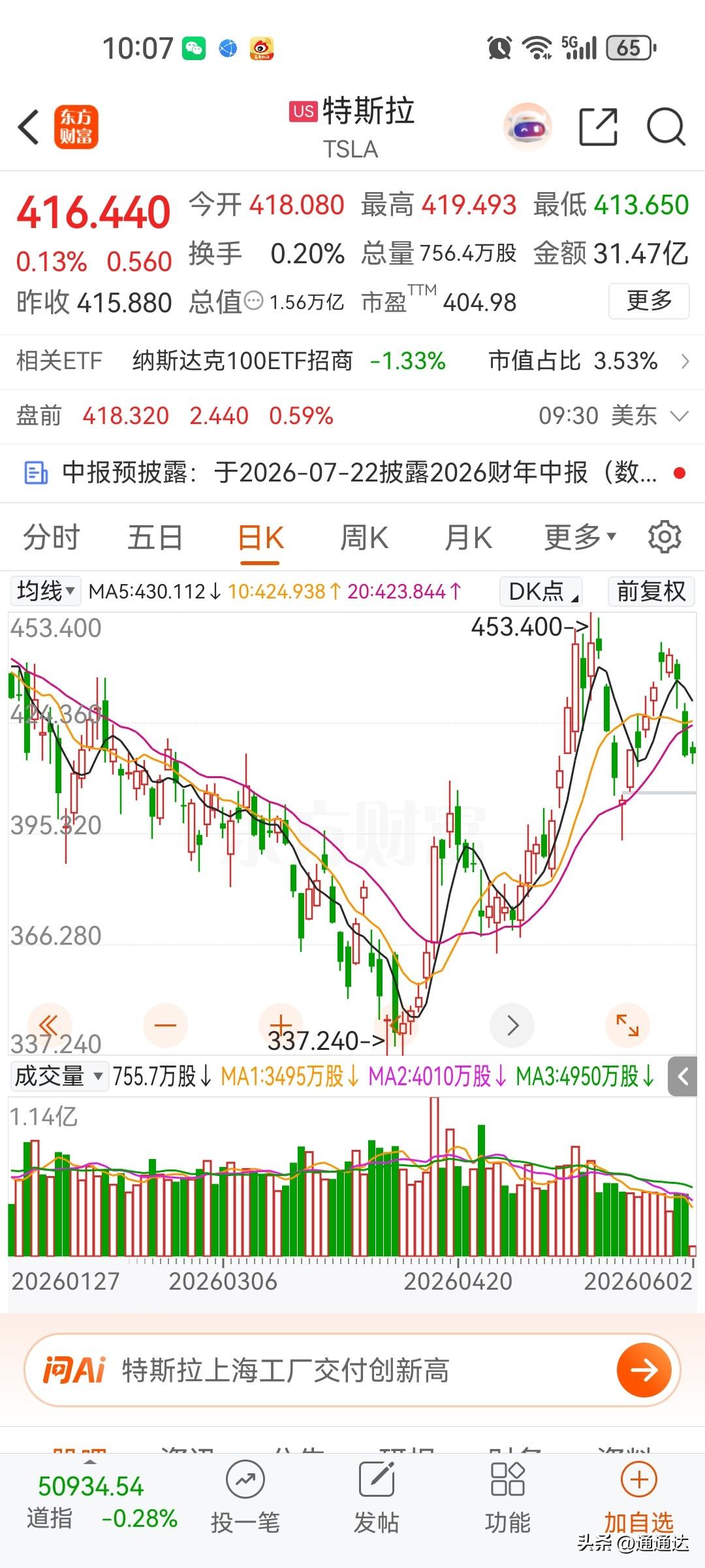 特斯拉已经是十万亿市值的公司了，而比亚迪才八千多亿，方程豹一切皆有可能，会带动比