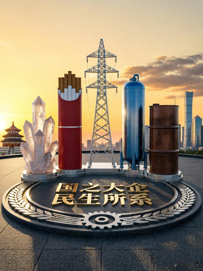 那些国家独营的企业，藏着民生的底气！
 
平时的生活里，盐、烟、电、气、油，看似