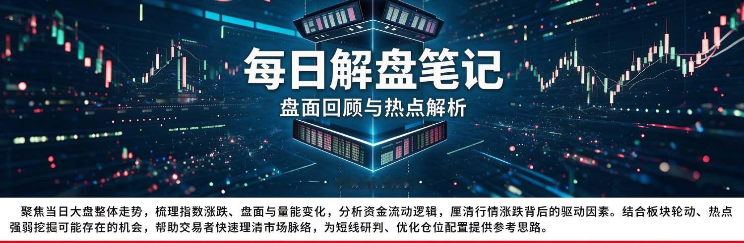 每日解盘：指数缩量回升，科技链扩散走强，接下来这个方向！解盘要点：A股今日走出探