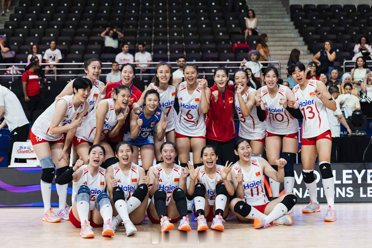 2026年世界女排联赛土耳其安卡拉站中国女排1比0法国女排（25-18）2026