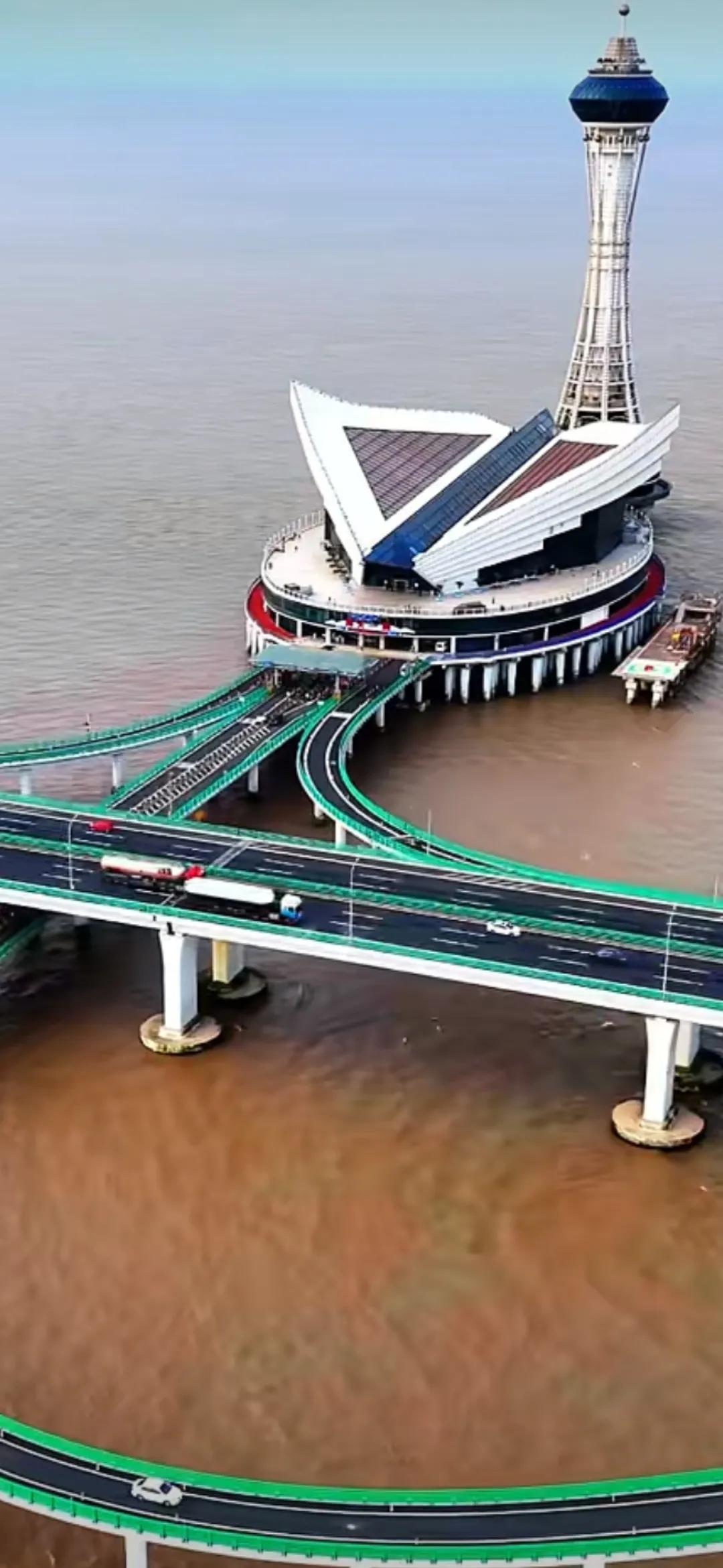 跨海大桥海天一舟洲