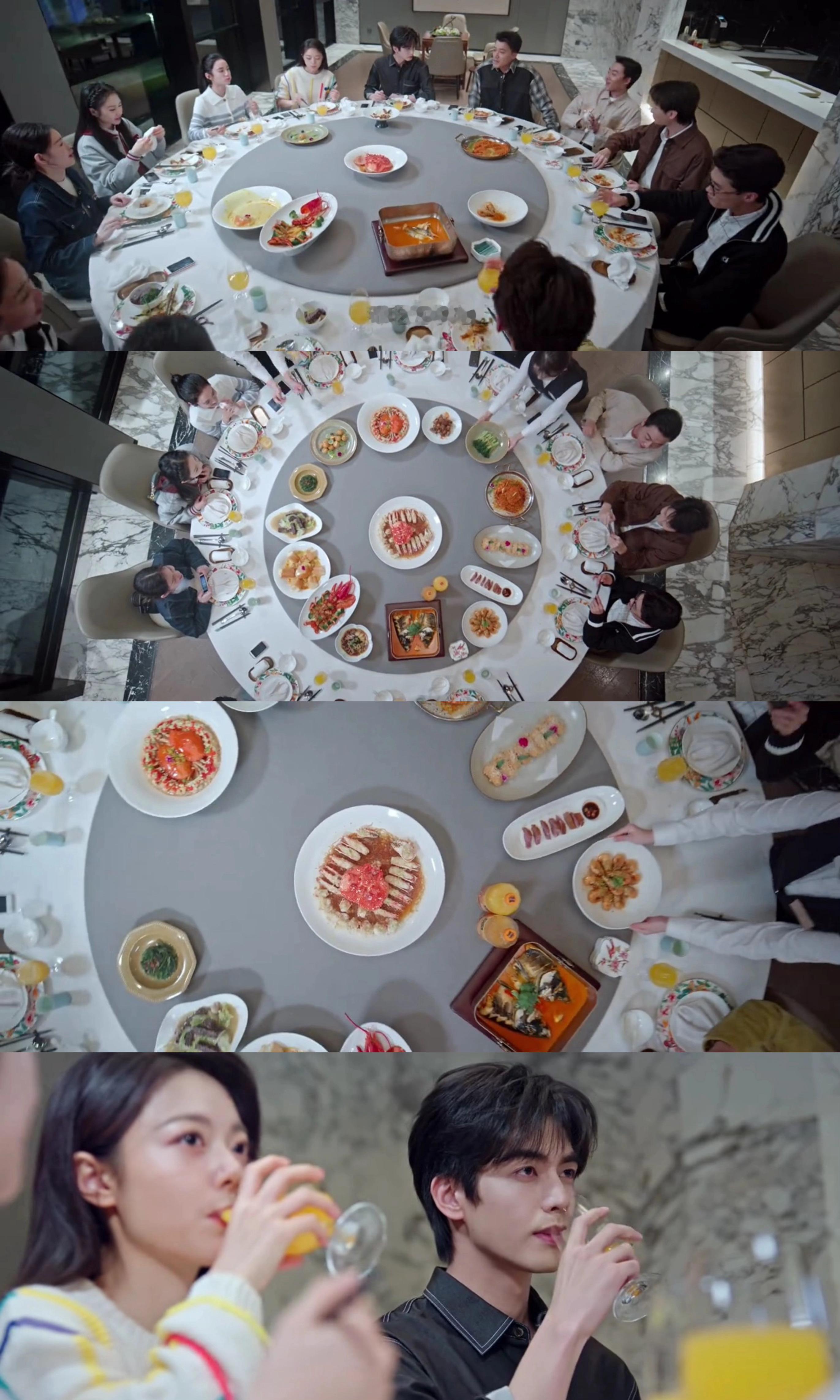 《骄阳似我》这段直接代入了！林屿森请同事吃饭的场面！真的像极了新婚夫妻收了同事随