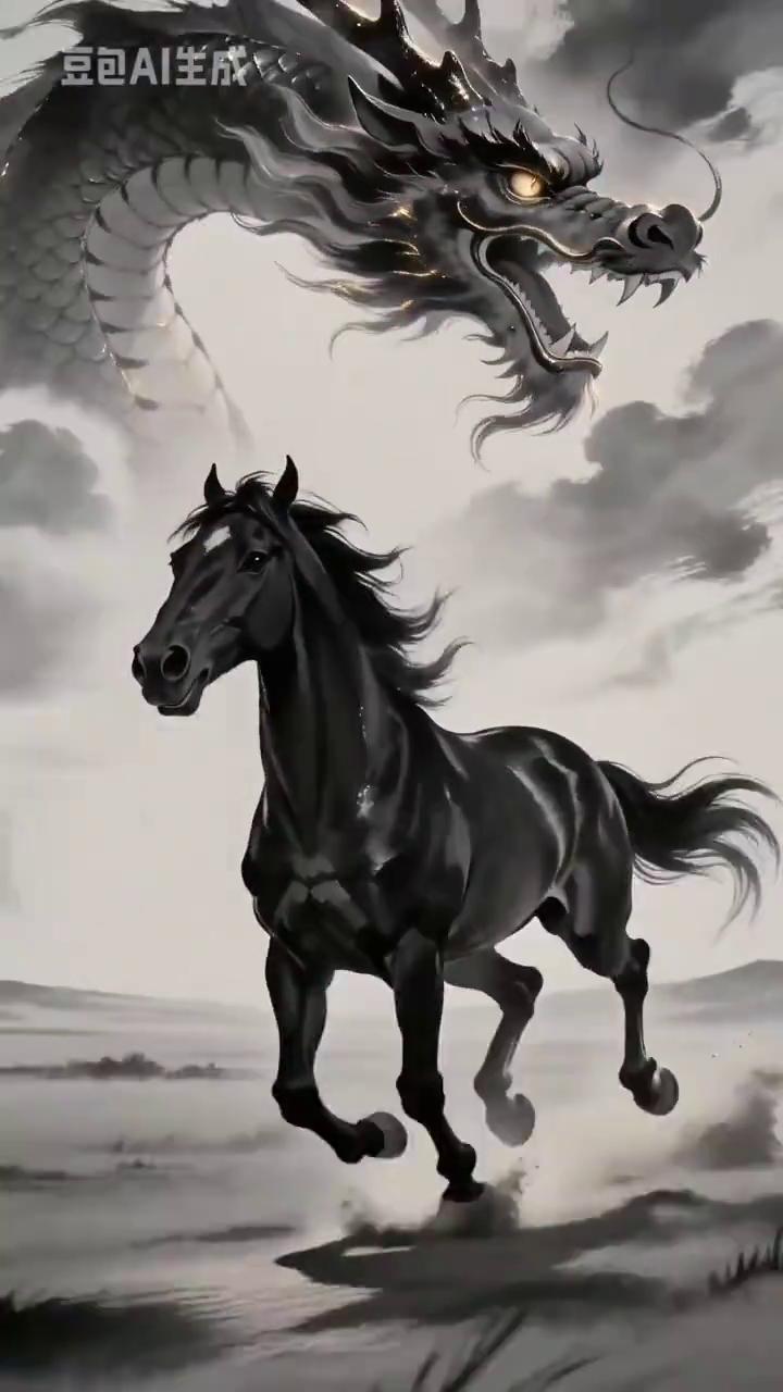 填空猜成语。
新一轮谜题来喽，神龙昂扬，骏马驰骋，尽显昂扬向上的风脉。抓住线索猜