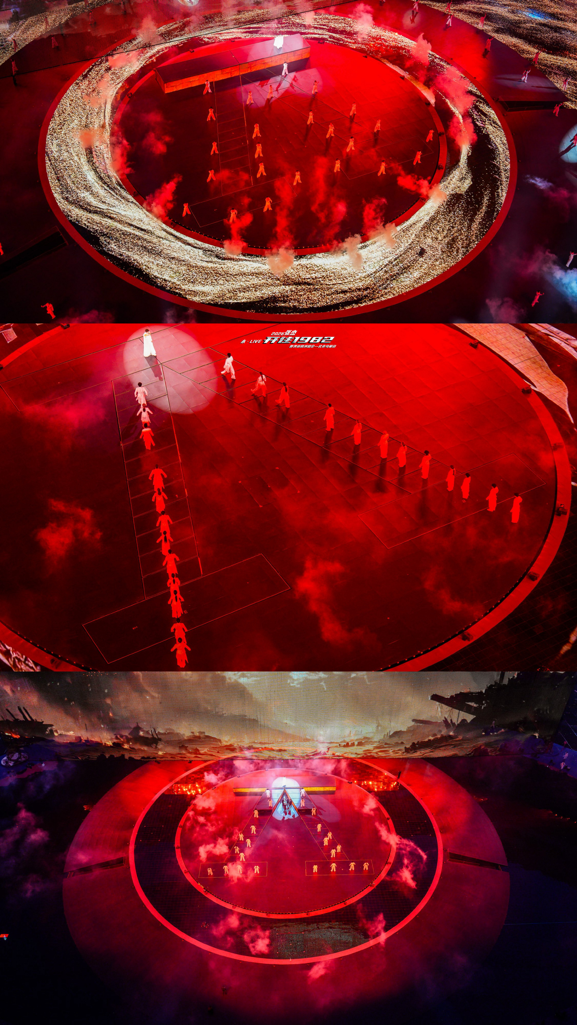 张杰鸟巢连唱16场第14场，最后两场真的进入收官倒计时了，过的好快，最后两场一切