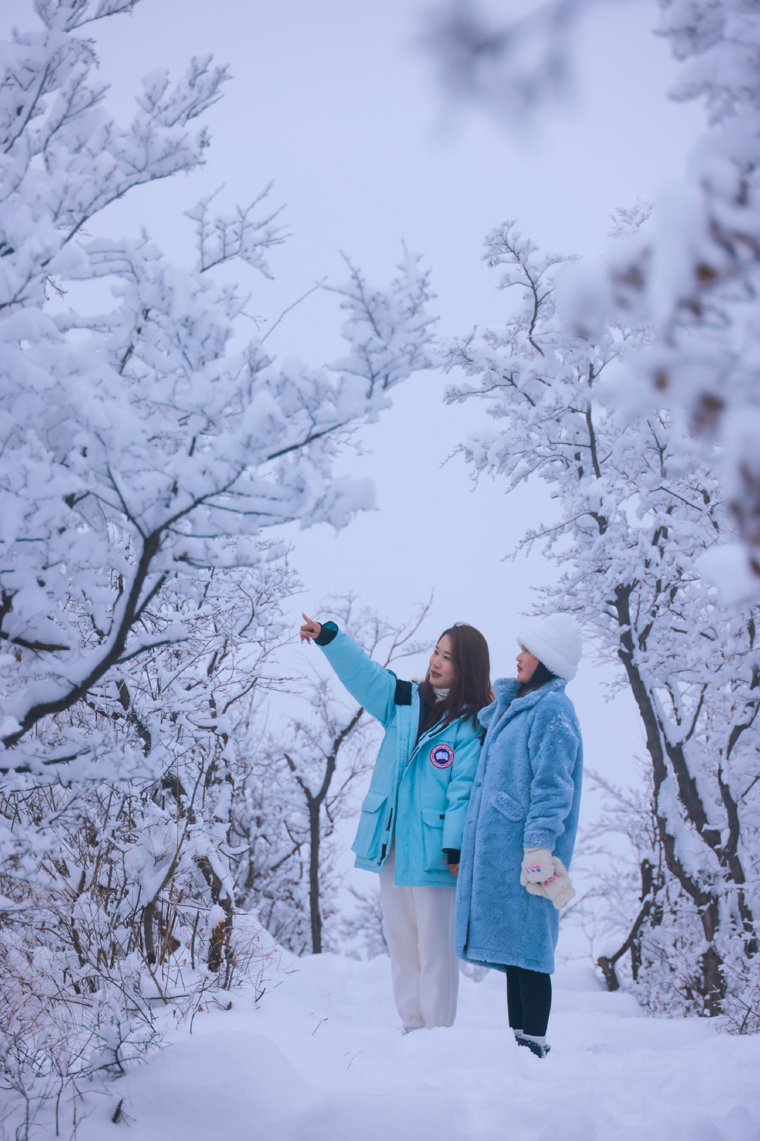 ❄️☃️#如果下雪了你最想做什么#  现在出发#云台山冰雪世界#刚刚好 [打ca