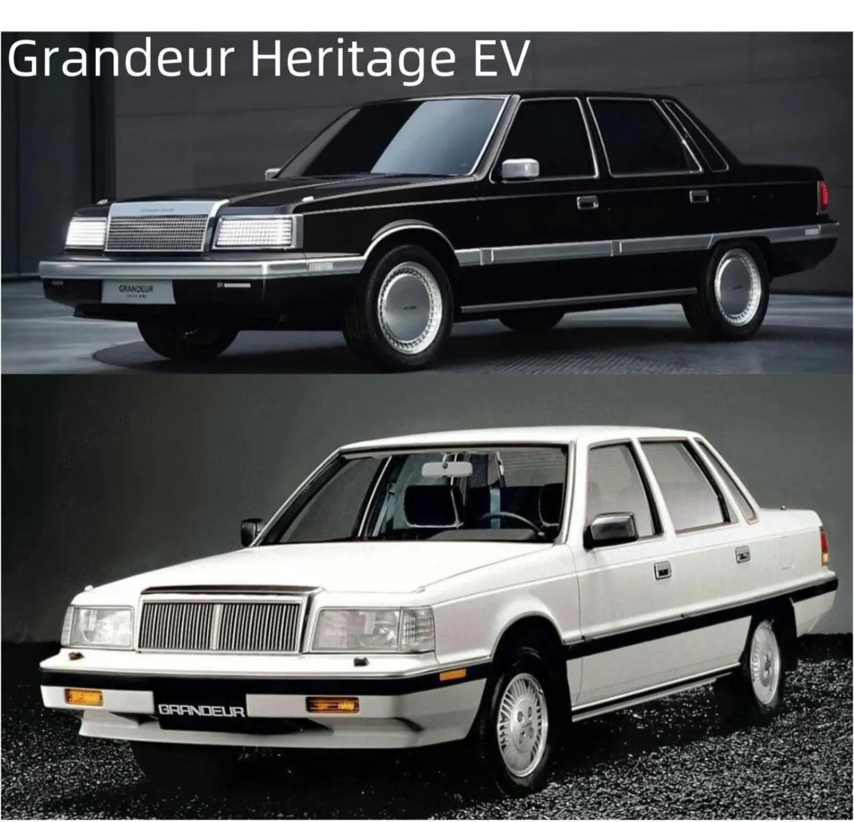 复古好像是纯电车造型的新赛道

为了庆祝 Grandeur 诞生 35 周年，现