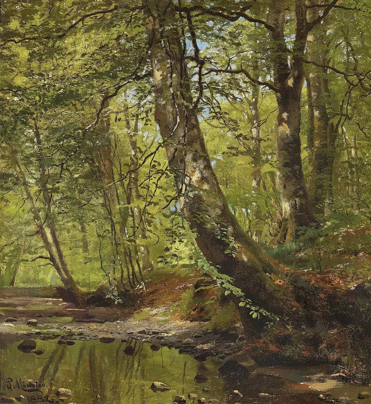 丹麦画家佩德·莫克·蒙森德风景作品欣赏遇见艺术遇见美好绘画欣赏