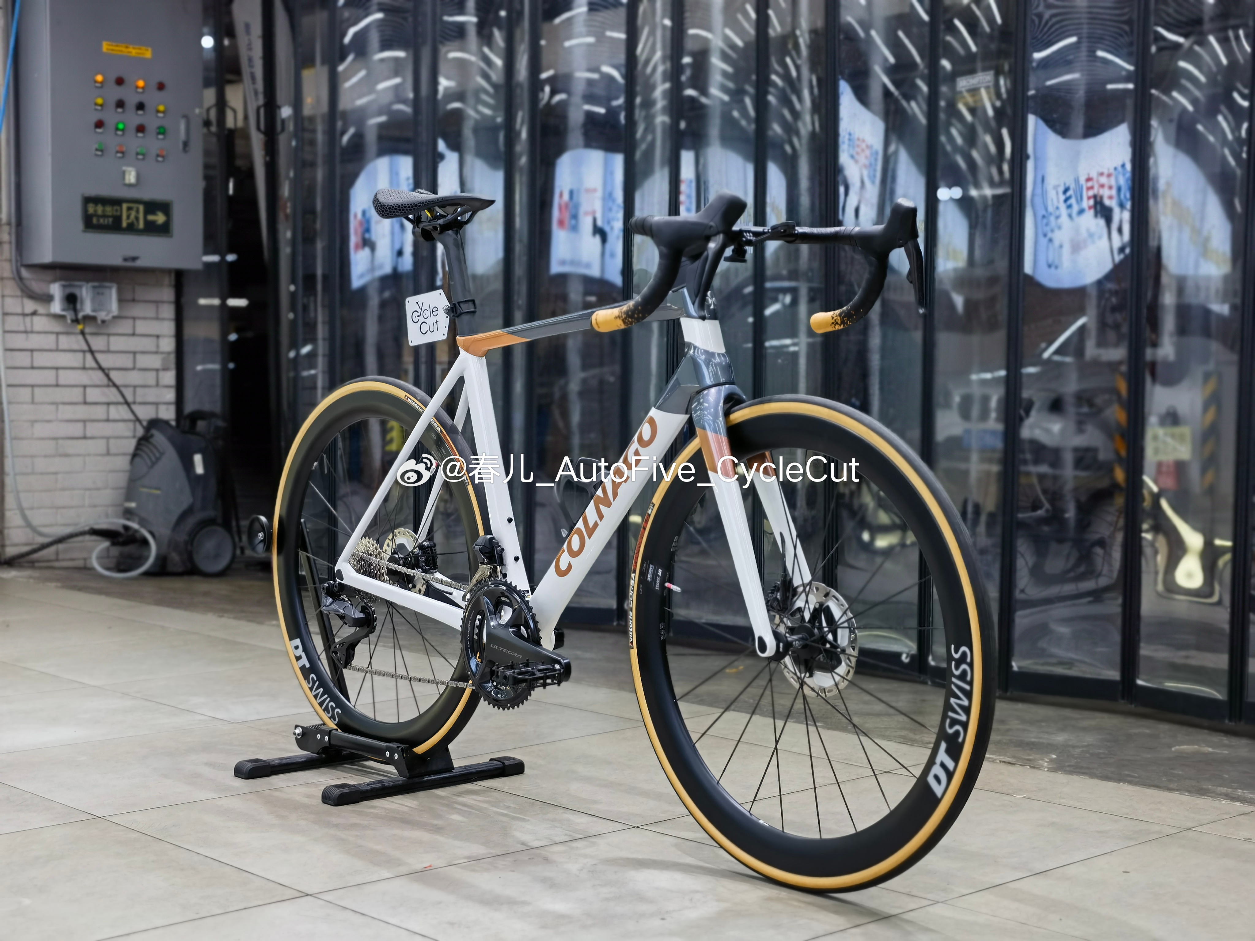 自行车贴膜、就得看CycleCut！一对儿来自意呆利🇮🇹的♣️Colnago