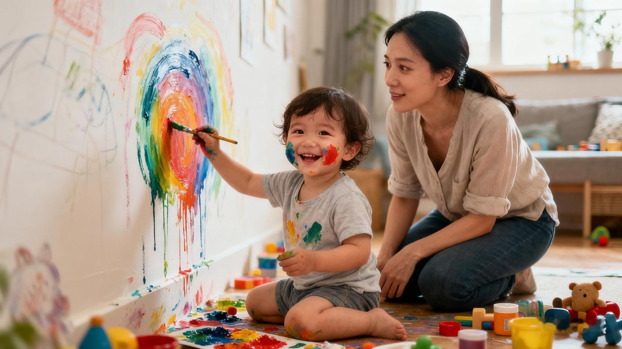 孩子最好的风水：不是“懂事”，而是他敢给生活添点‘乱’。
 
孩子最好的风水，