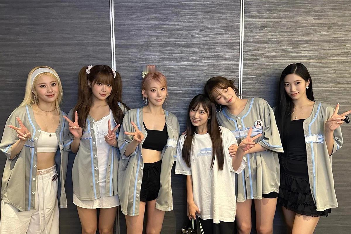 今天来看LE SSERAFIM日本演唱会的IZ*ONE矢吹奈子 