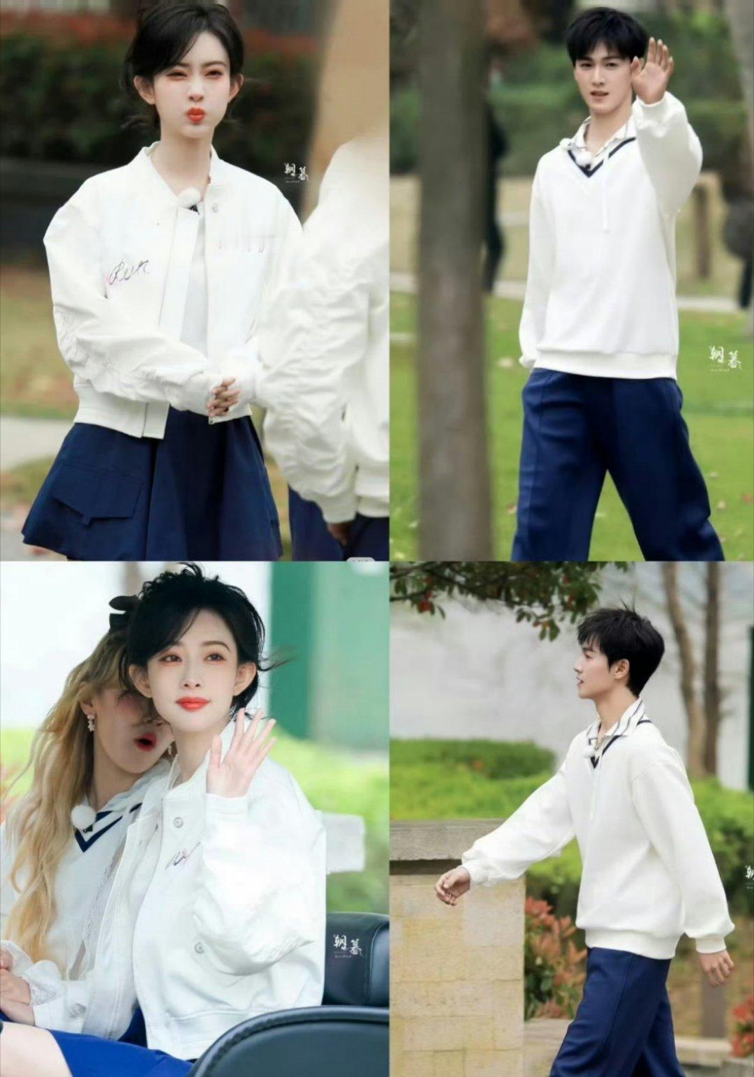 两个人都很好哎 男帅女美~李昀锐孟子义太配啦 昀孟99 期待昀牵孟绕 ​​​