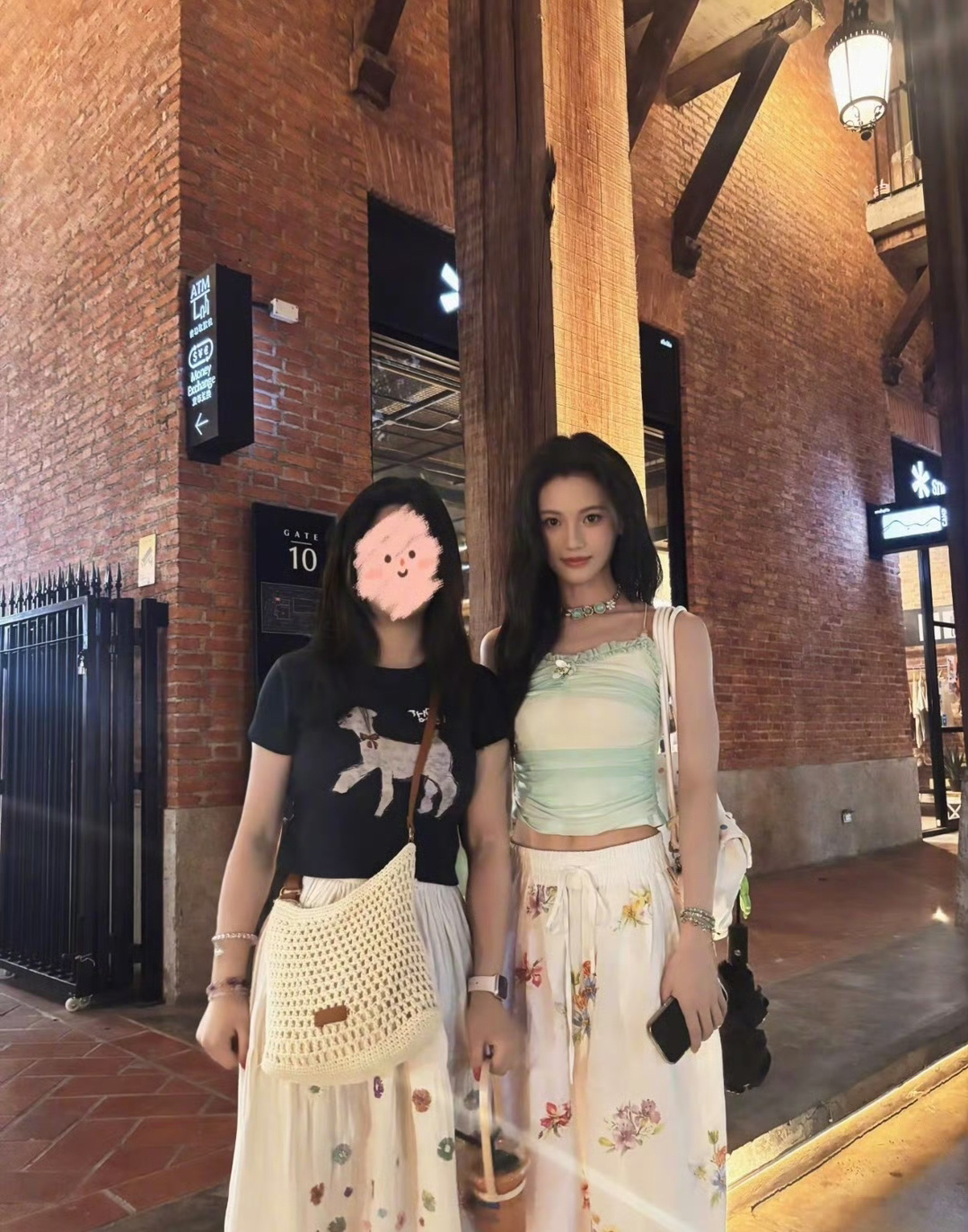 被人在清迈偶遇的沈羽洁，好漂亮好季明舒啊