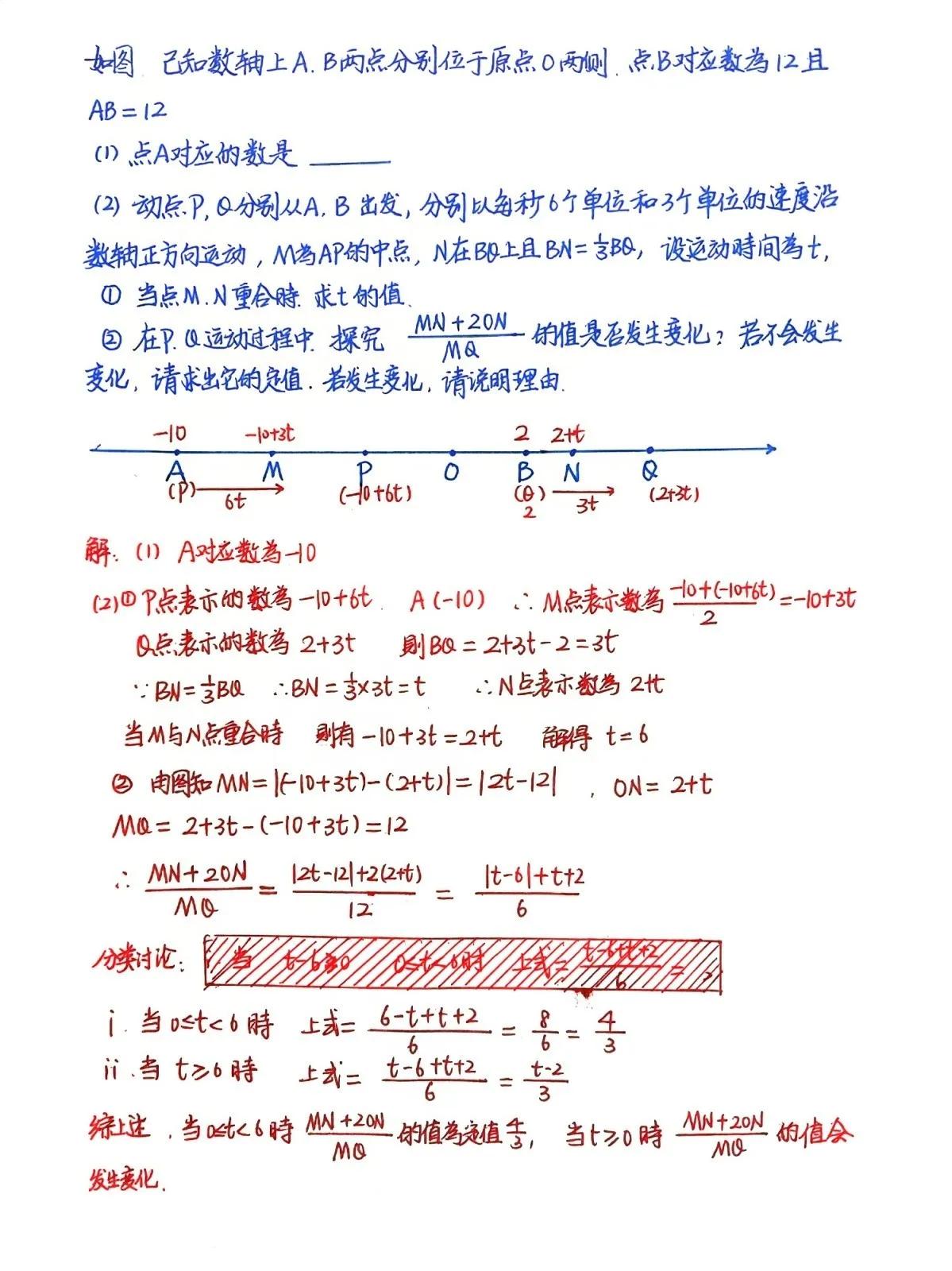 初一数学压轴题当中的精品，五星级压轴题。途虫数学纯手写版，精品数学题珍藏版。我真