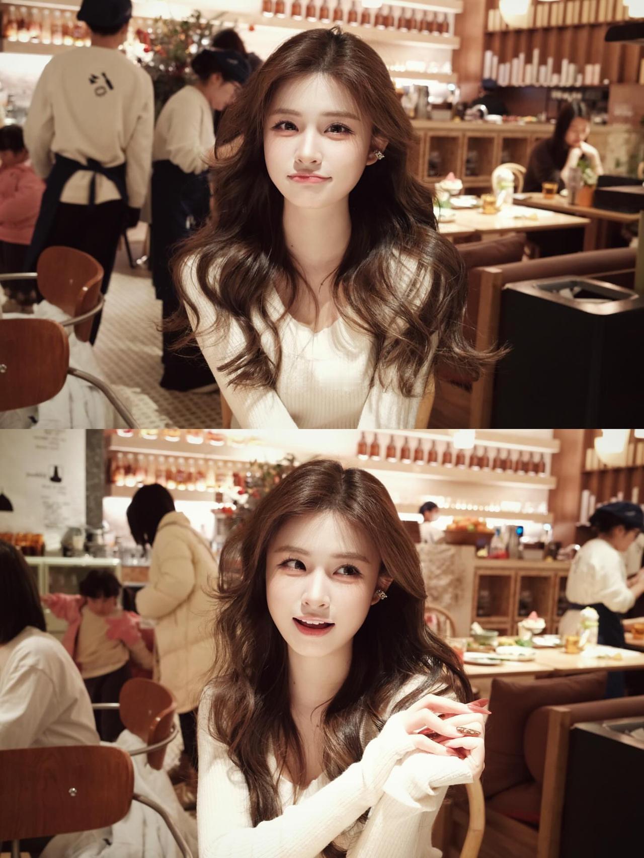 温暖咖啡馆里的甜美时光🌟少女风写真照 如何拍摄清新脱俗的人像照片