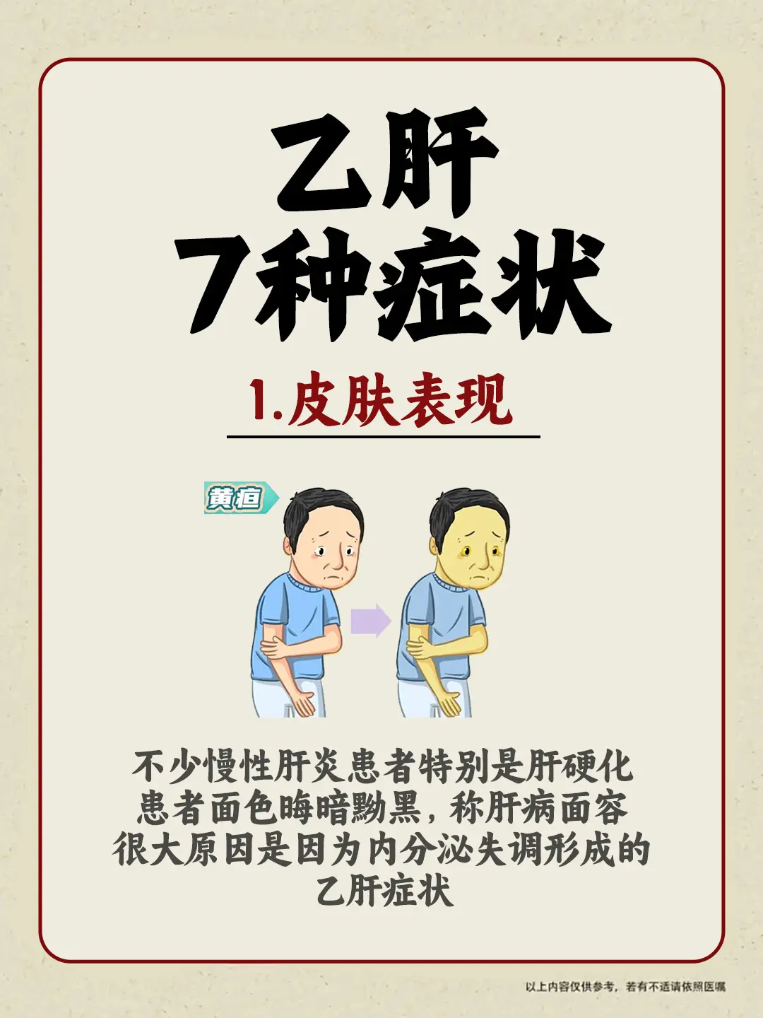 乙肝 乙肝症状 健康科普 图文热点来了 涨知识