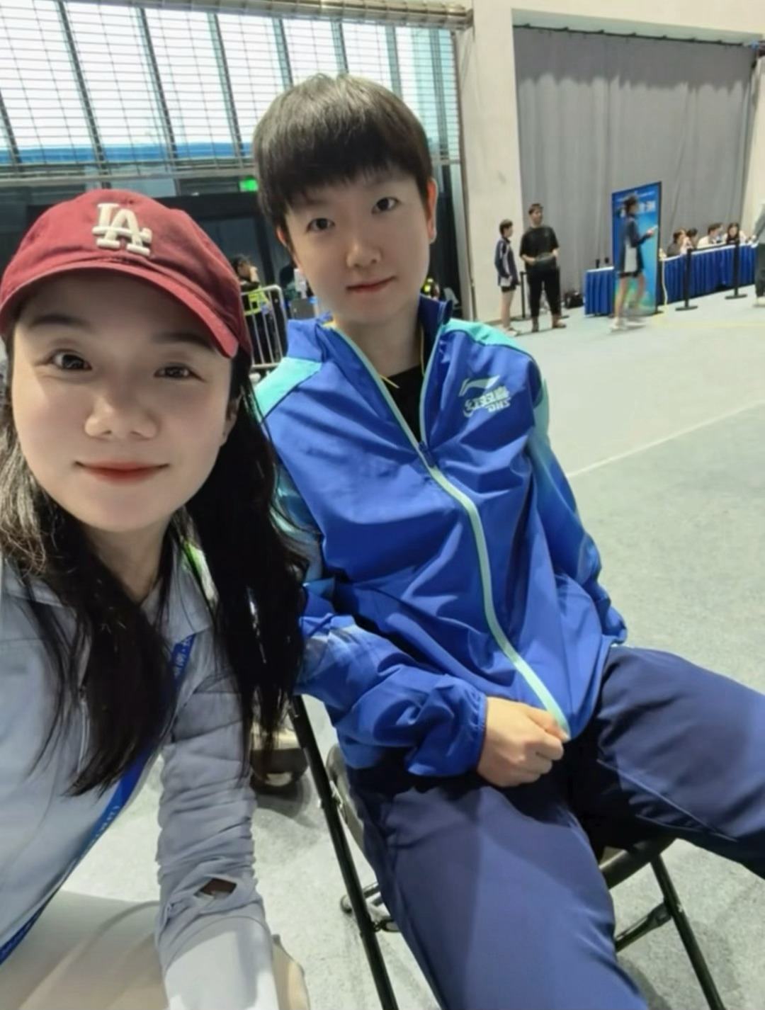 孙颖莎 蓝色的小莎 