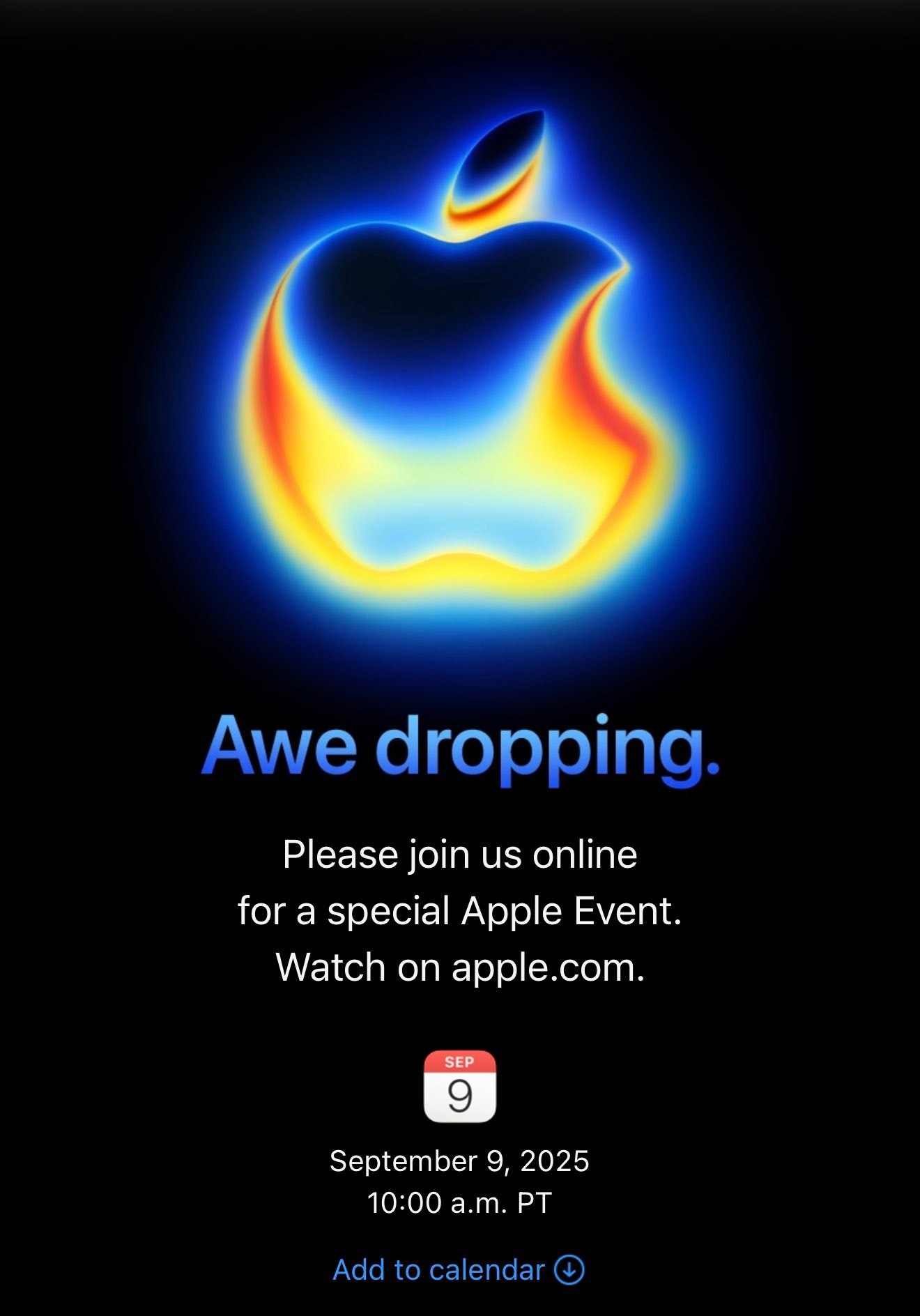 iPhone 17 系列来了，9 月 9 日苹果发布会[干饭人] ​​​