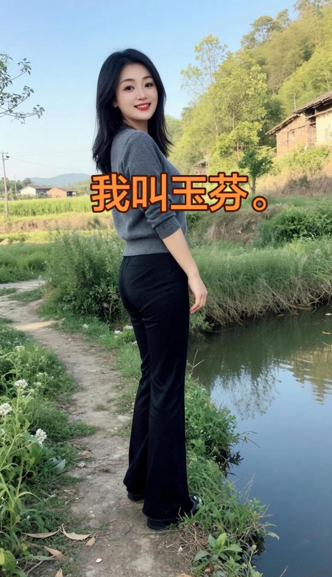 AI田园生活照 随变ai随便玩 我叫玉芬太好听啦。