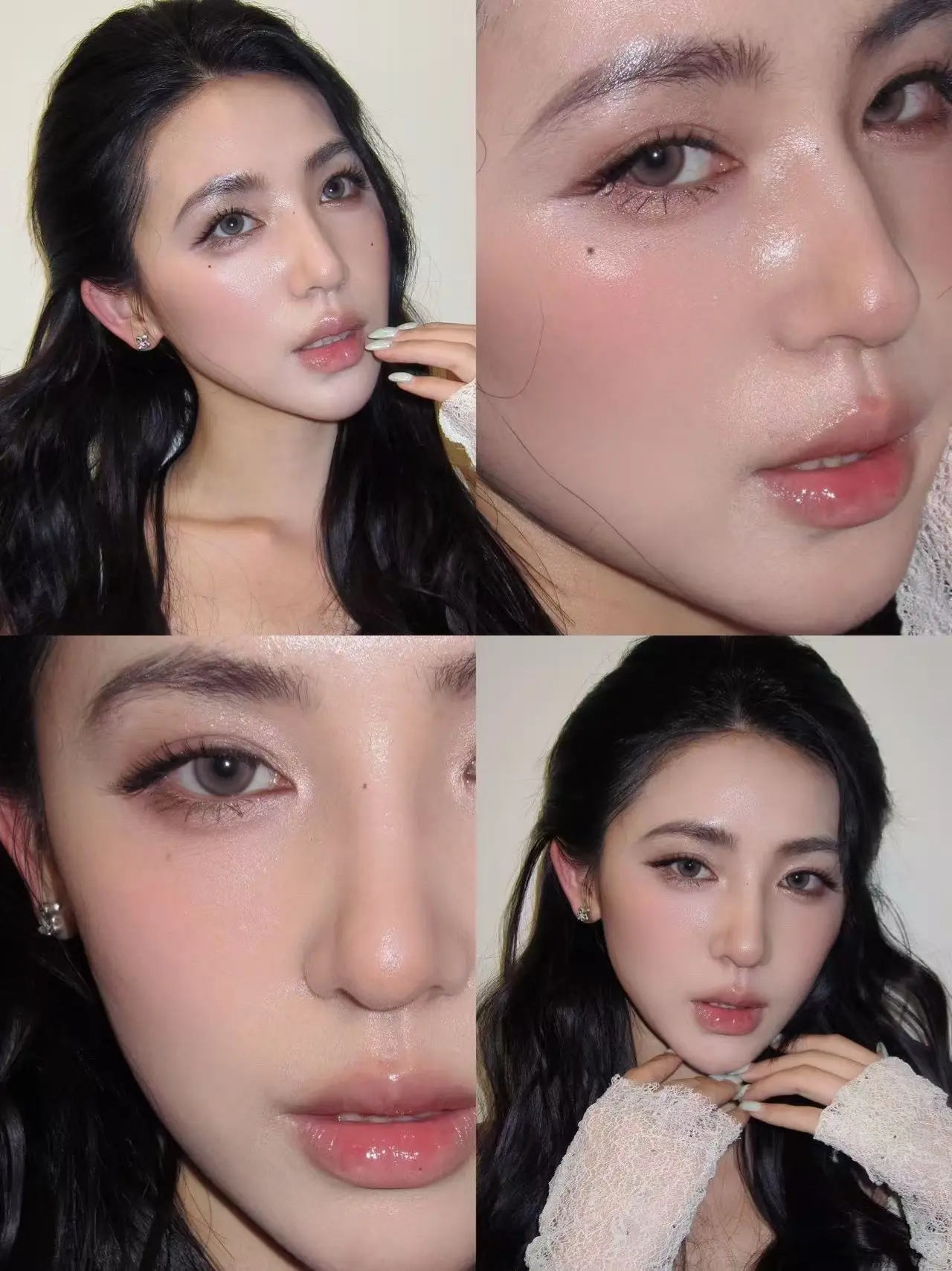 又做上妆面模特了。大家喜欢这个造型嘛
