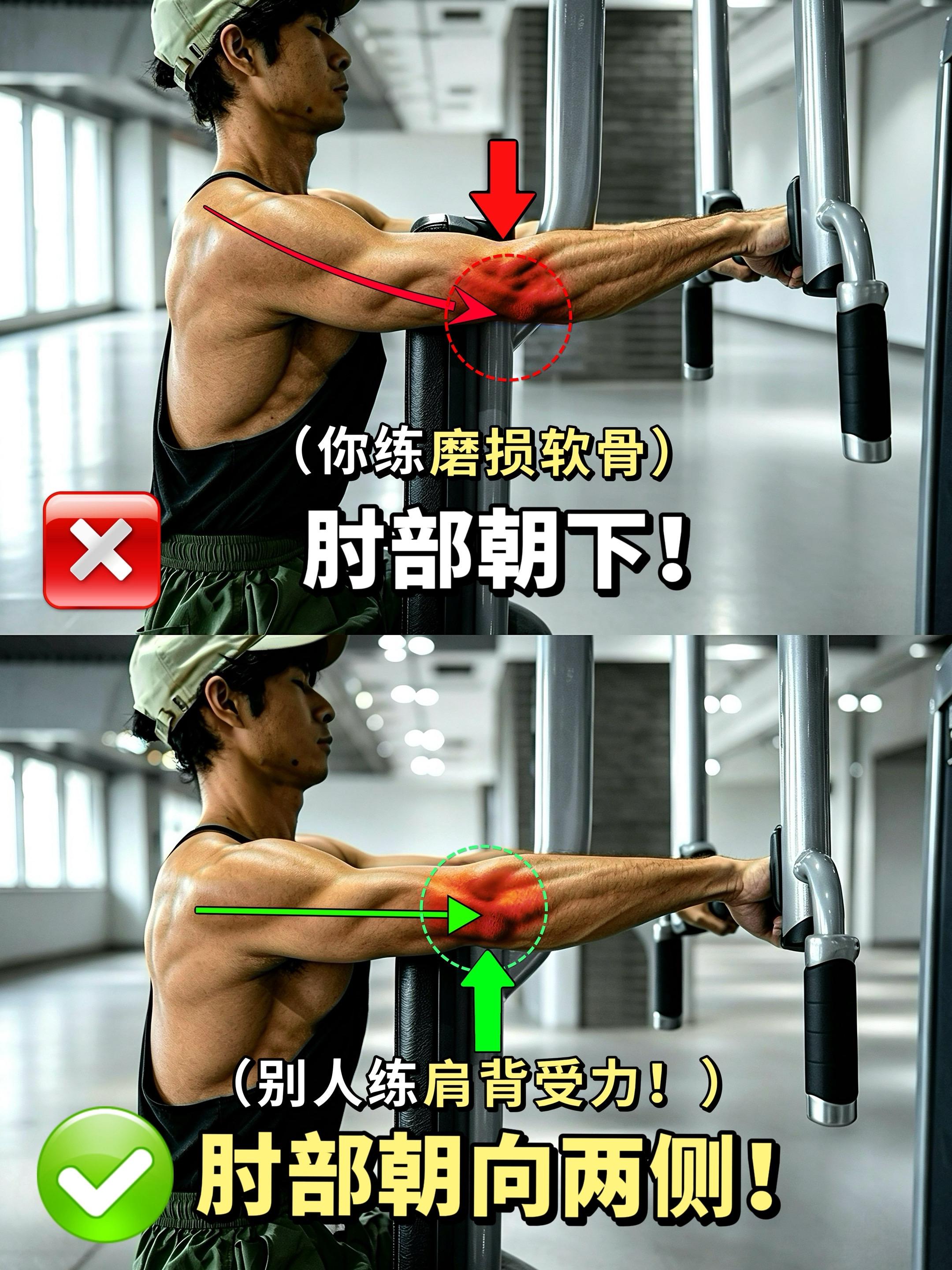 蝴蝶机反向飞鸟别再错啦！练肩细节全解析！蝴蝶机反向飞鸟练着没感觉?体态...