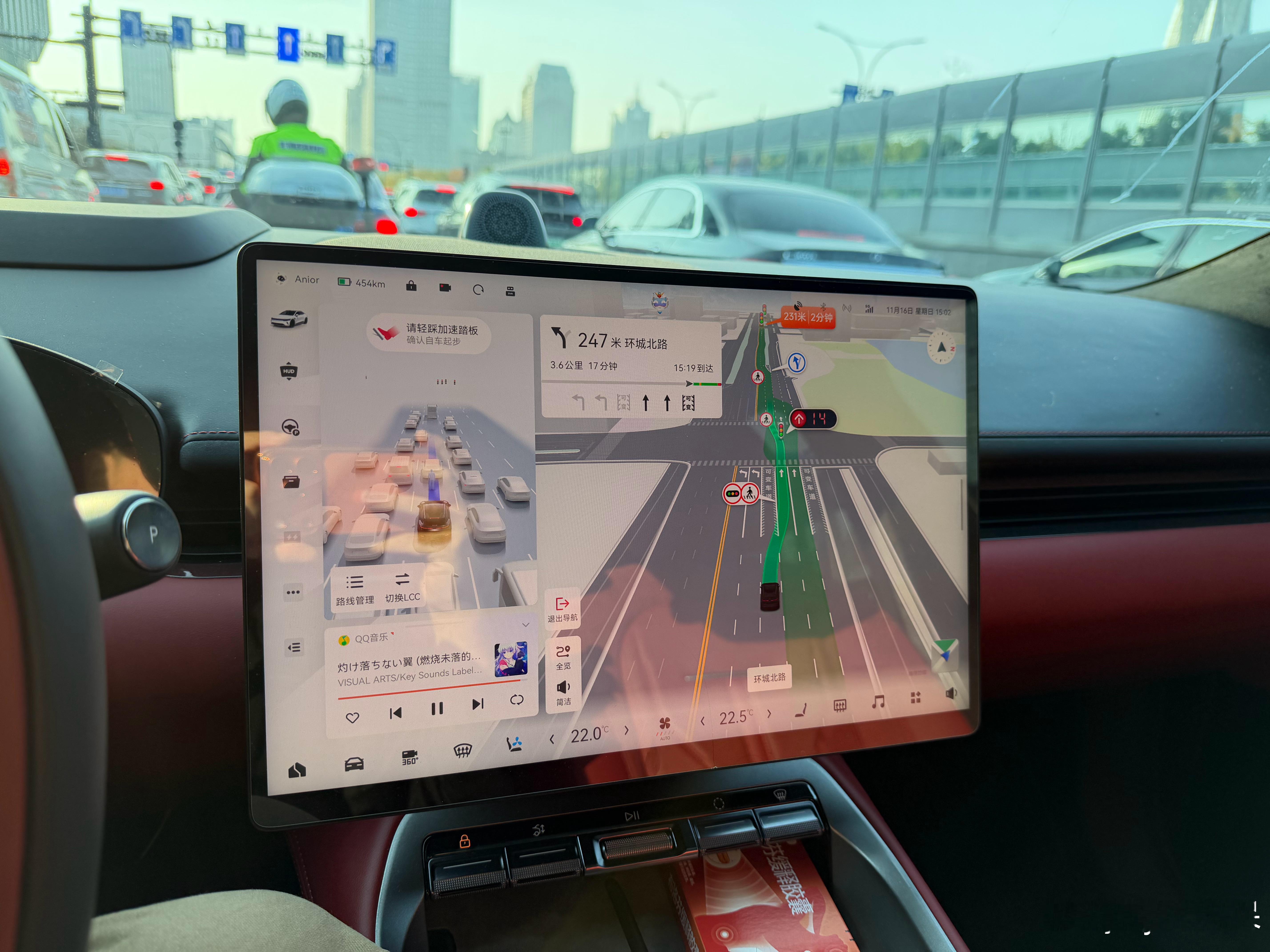 非常典型的可变车道导航不走可变，NZP走了可变