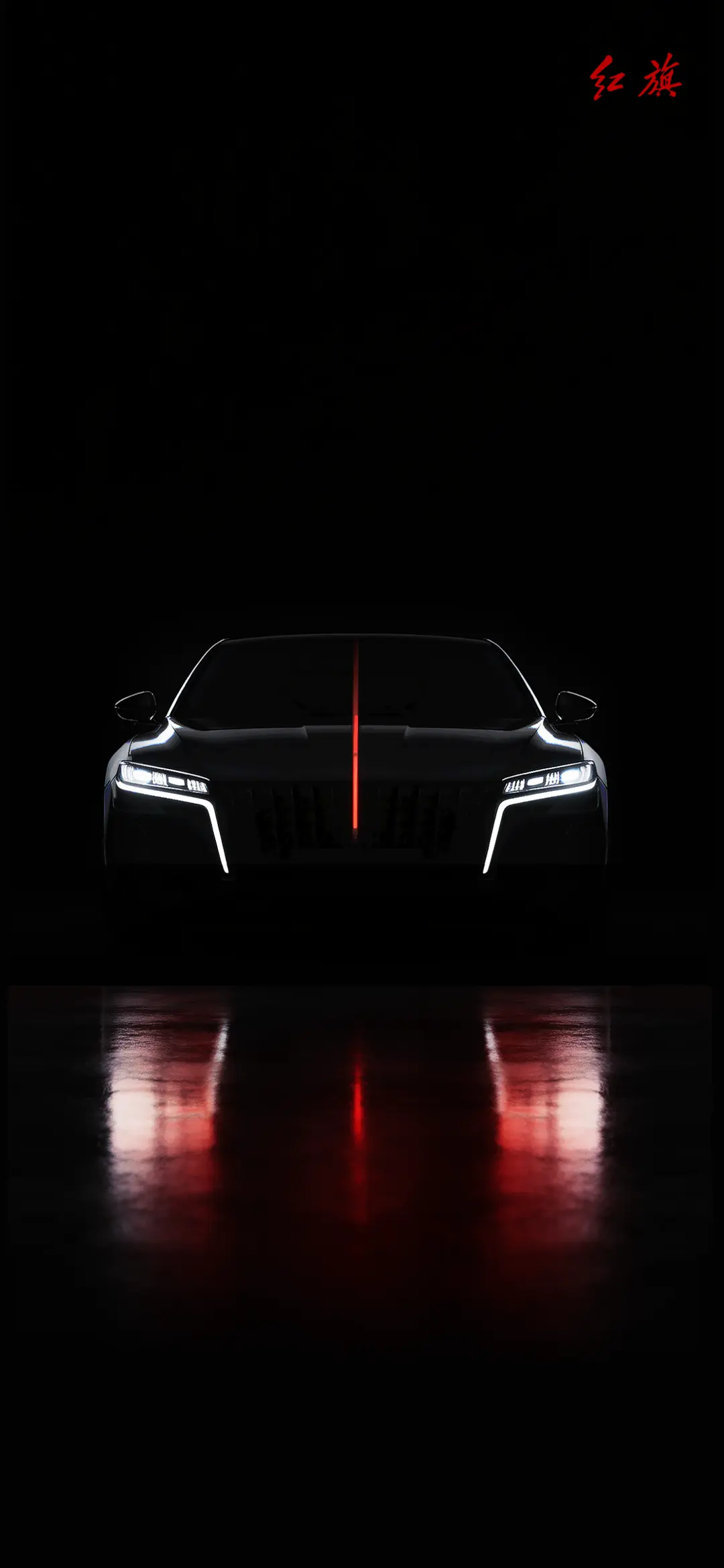 红旗终于把自己独特的东西拿出来了，龙须灯配合专属的旗标灯，很有东方神韵...