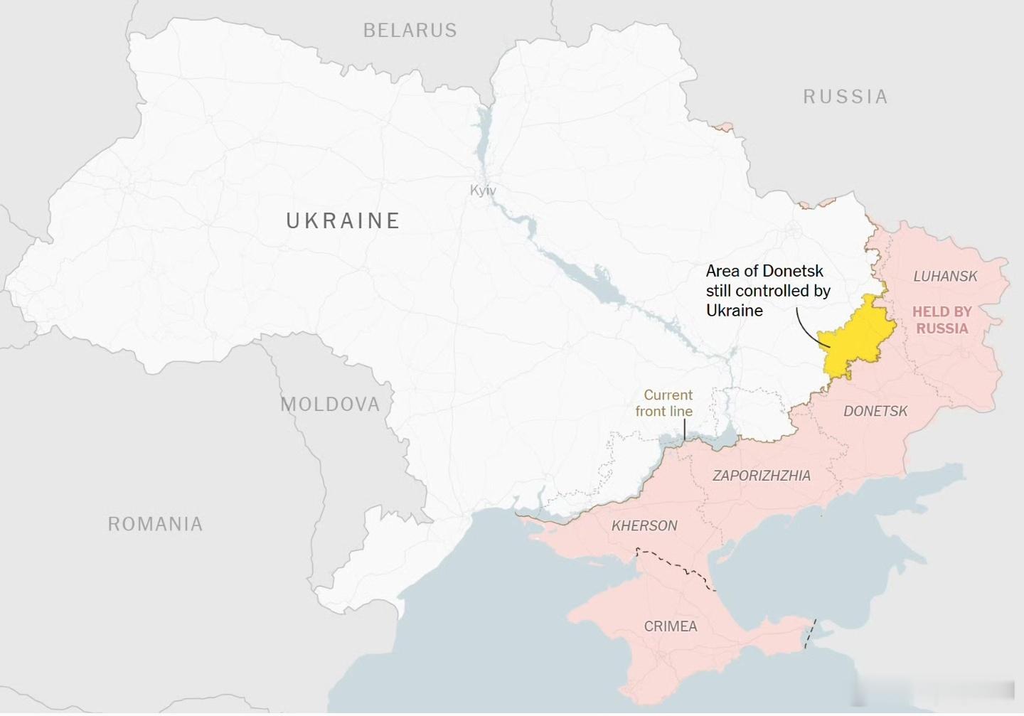 美媒说，乌克兰数月前曾提出，将顿州乌控区命名为“Donnyland”，并引入美国