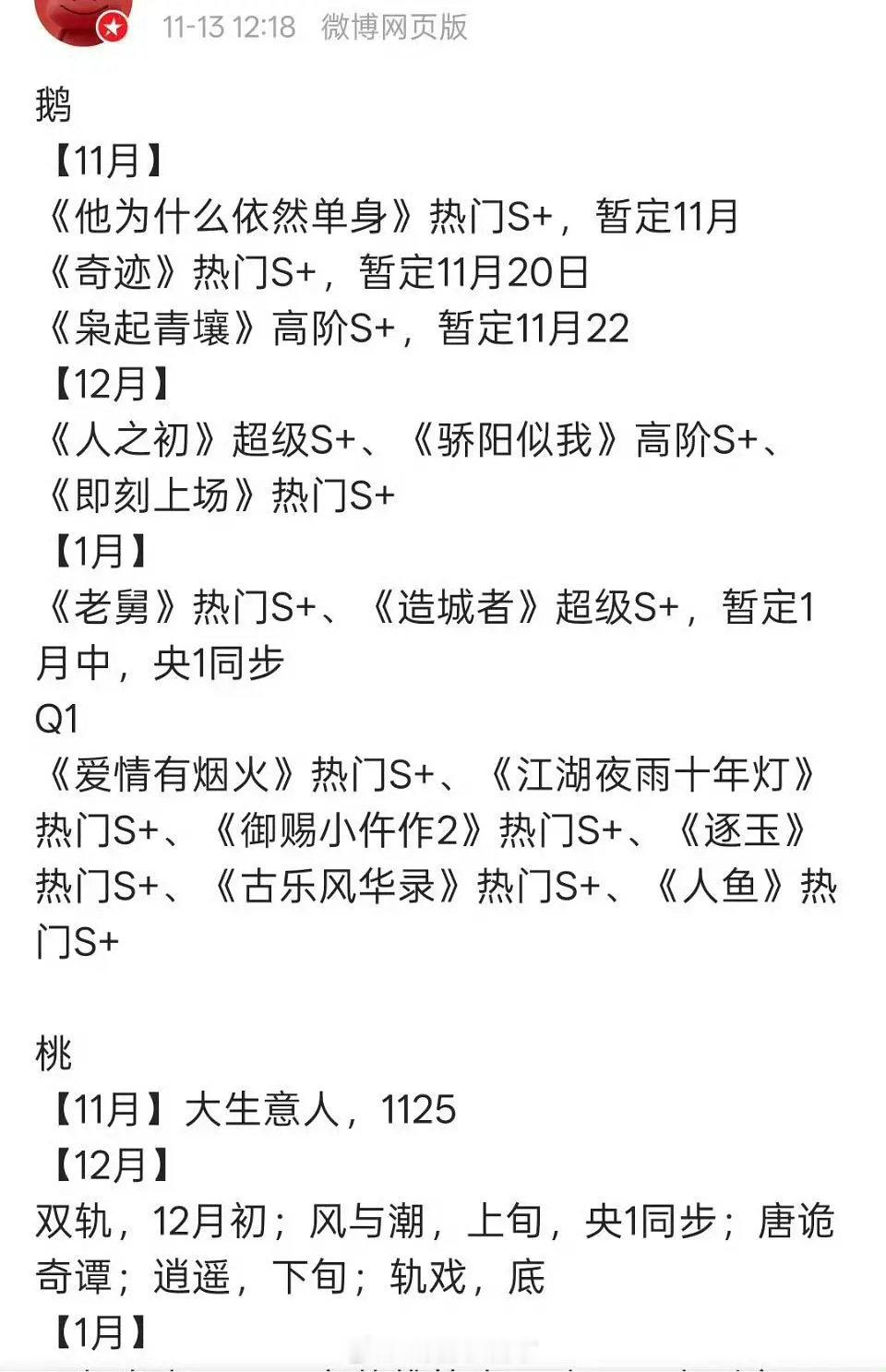 枭起青壤 高阶s+ 暂定11月22