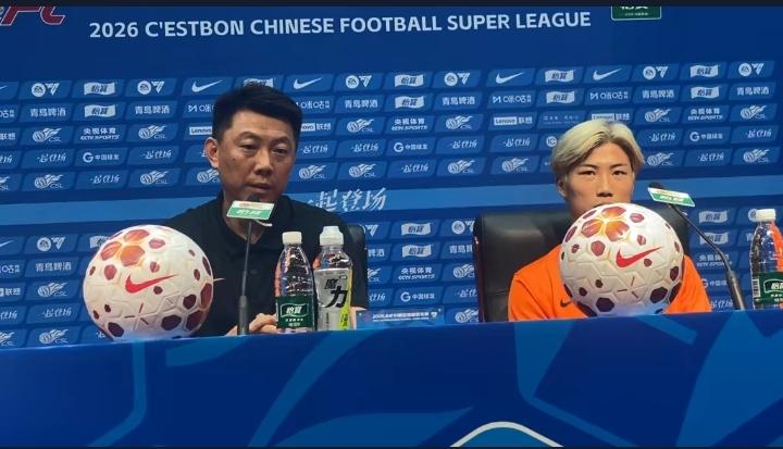 “家宴”“尊严”“最强阵容”“骄傲”，齐鲁德比赛前新闻发布会，唐田先温情后严肃。