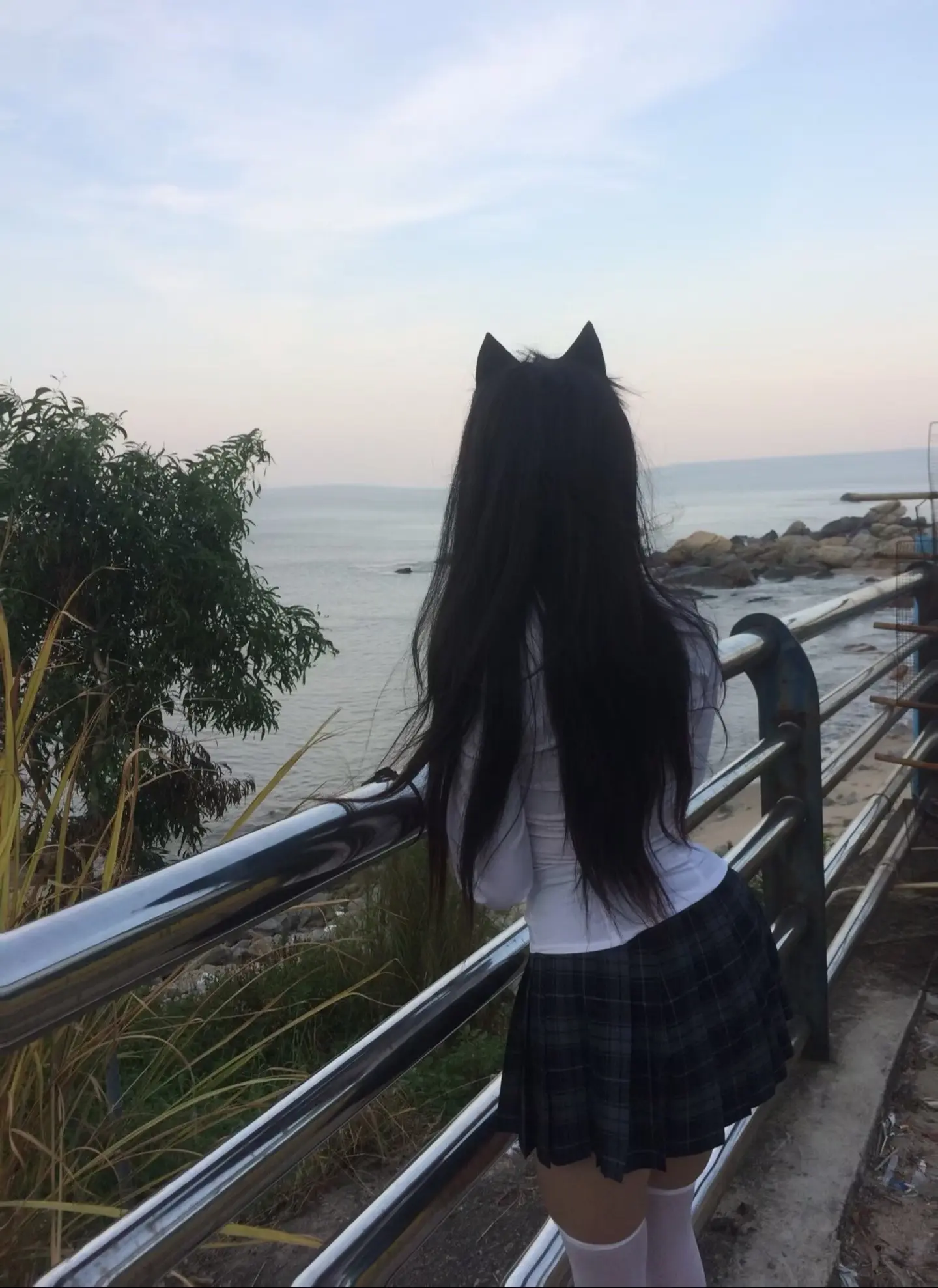 我吻过的晚风吹向你