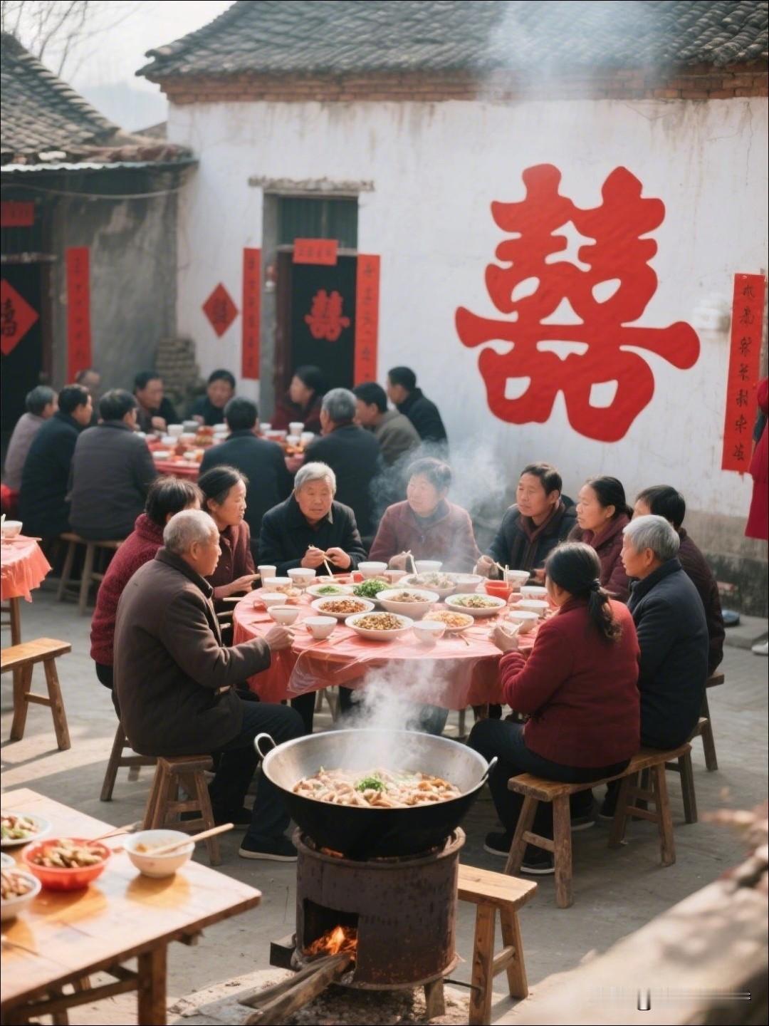 吃大席讲究的就是人情世故，老规矩还是得懂几分。入座别乱抢位置，长辈先落座晚辈再坐